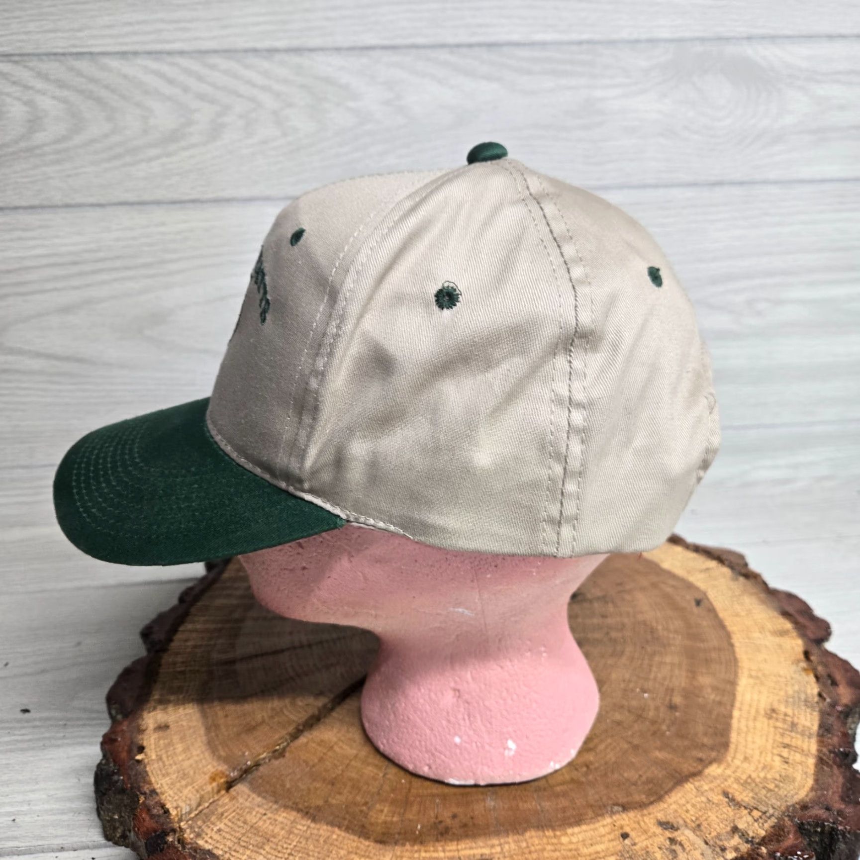Vintage VINTAGE Chrysler Dodge Dealership Hat Baseball Cap Unisex Adults One Size Beige Adjustable Outdoors Mens Women Size ONE SIZE - 5 Thumbnail