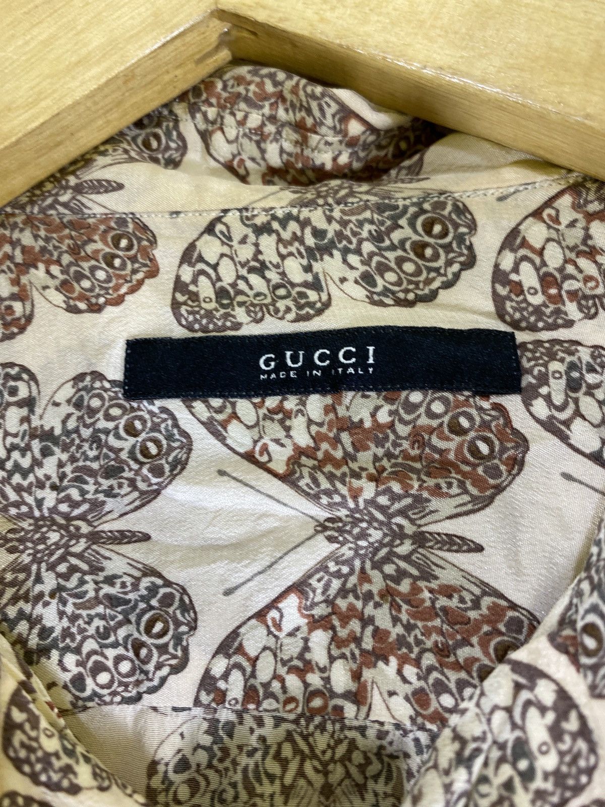 Gucci butterflies monogram rayon shirt Size US S / EU 44-46 / 1 - 3 Thumbnail