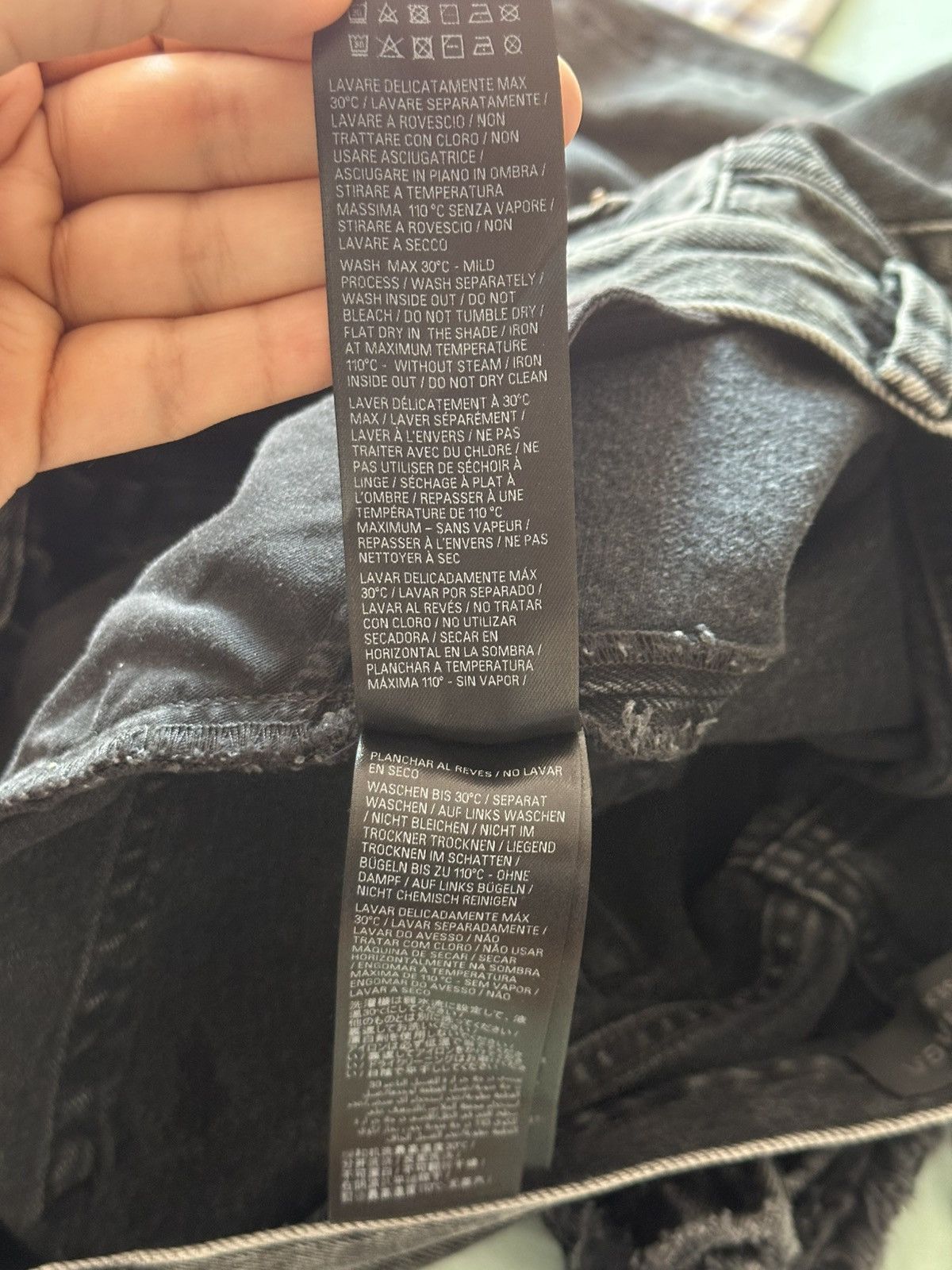 Balenciaga [XS] Fall22 The Lost Tape Gray flared jeans Size US 31 - 11 Thumbnail