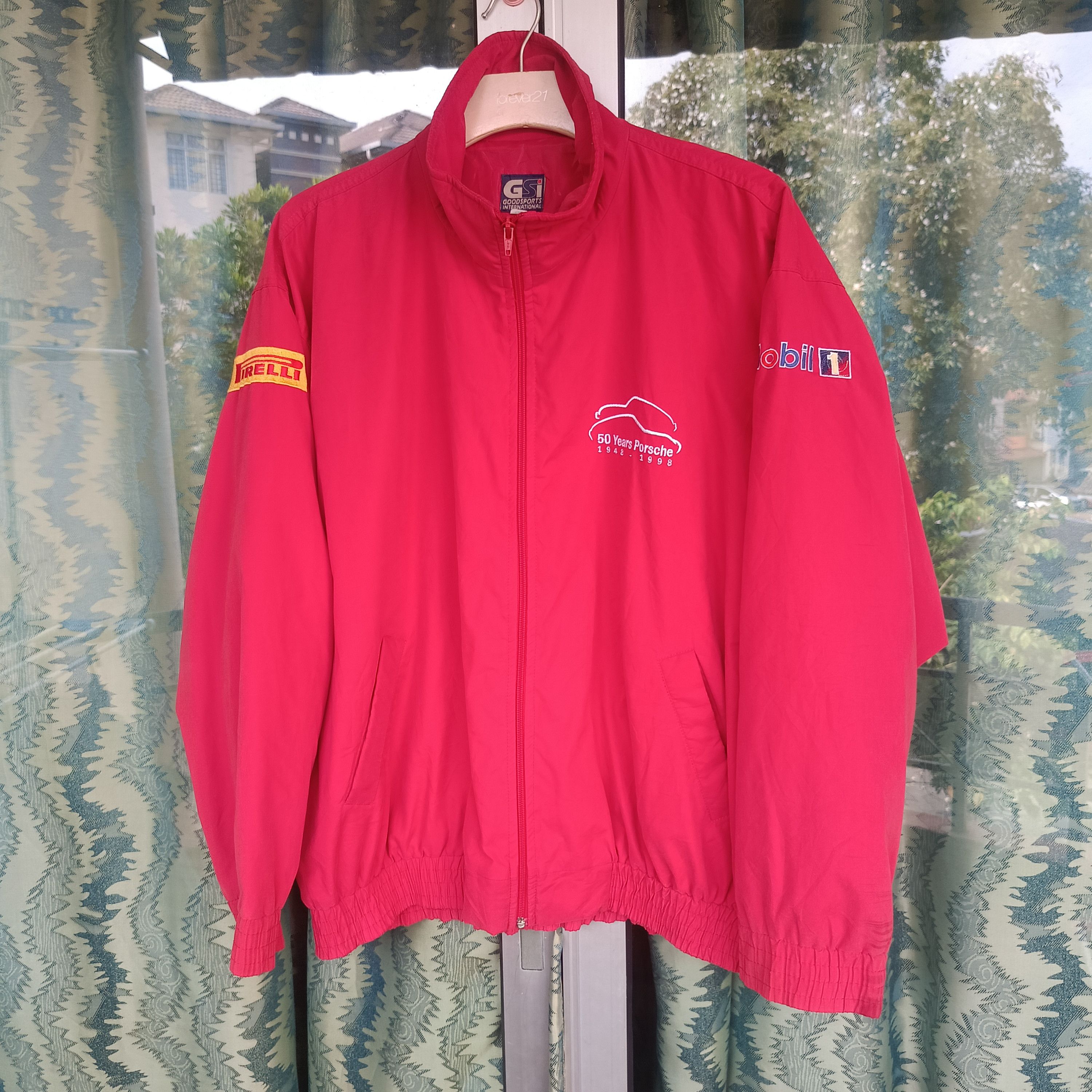 Pirelli Vintage Goodsport Porsche 50th Anniversary Racing Jacket Size US XL / EU 56 / 4 - 1 Thumbnail
