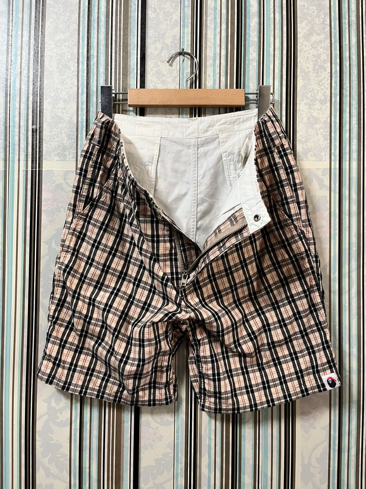 Bape 2000s nova checkered shorts #I2 Size US 30 / EU 46 - 7 Thumbnail