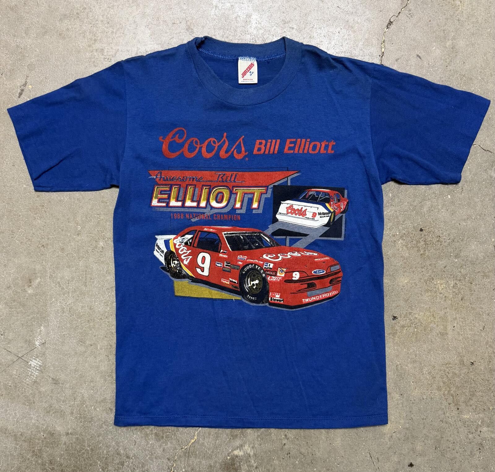 Jerzees Vtg 1988 Ford Thunderbird Coord Beer Nascar Shirt Size US M / EU 48-50 / 2 - 1 Thumbnail