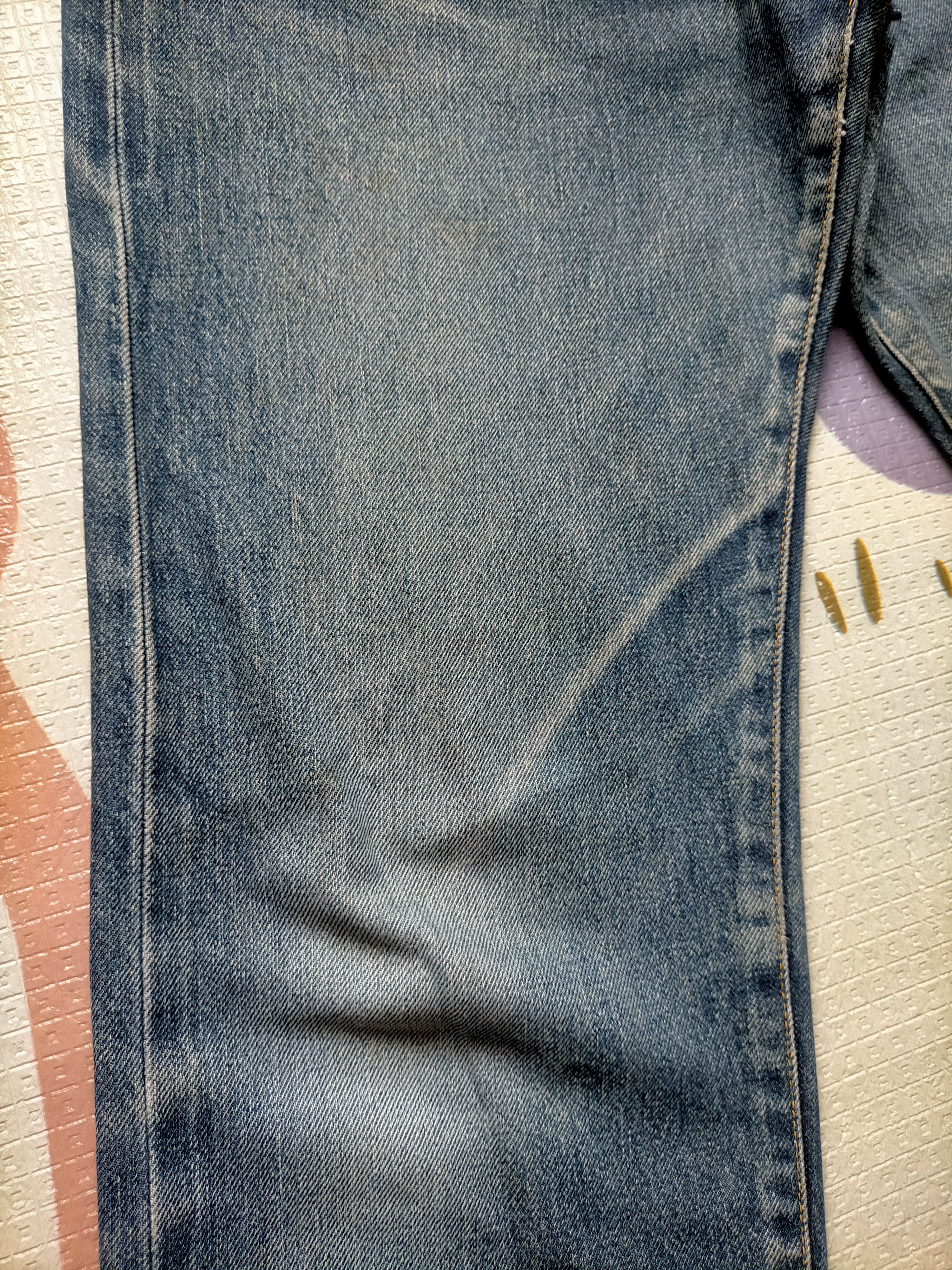 Evisu Vintage Evis Cowboy Japan Selvedge Buckleback Jeans Size US 31 - 10 Thumbnail