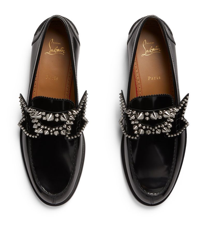 Christian Louboutin o1s1wg110924 No Penny Spikes Shoes in Black Size US 12 / EU 45 - 2 Thumbnail
