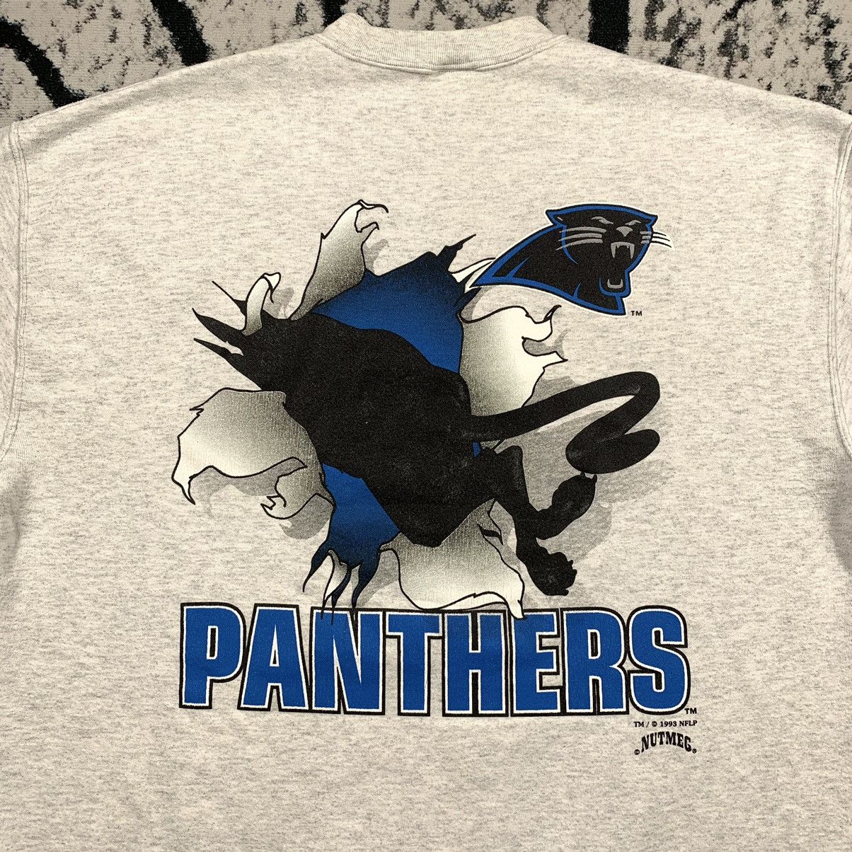 Nutmeg Vintage 1993 Nutmeg Carolina Panthers Crewneck Sweatshirt Size US XL / EU 56 / 4 - 6 Thumbnail