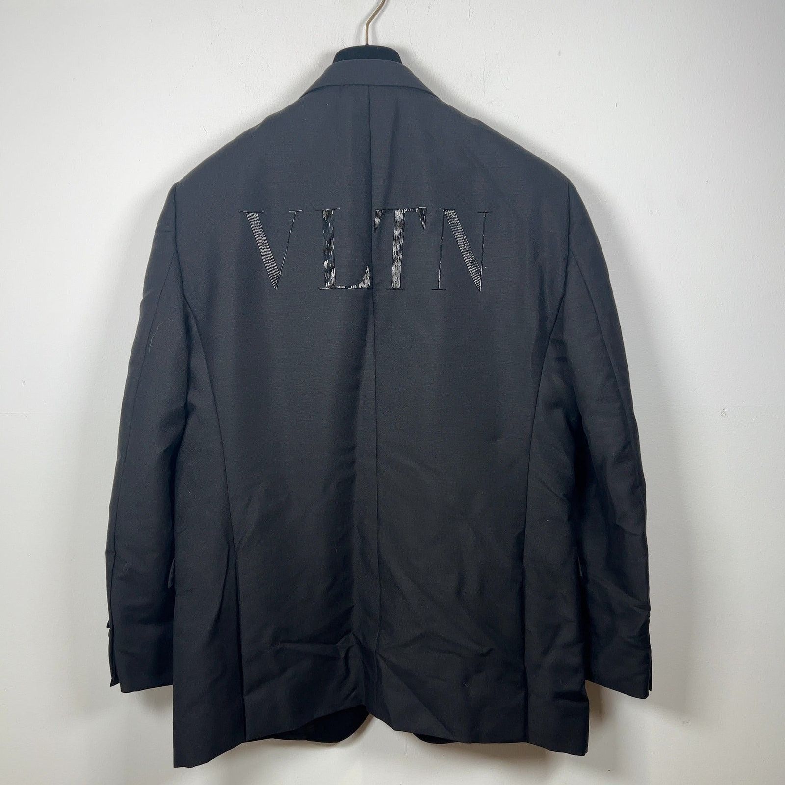 Valentino Valentino Black Wool Blazer Size 44L - 4 Thumbnail