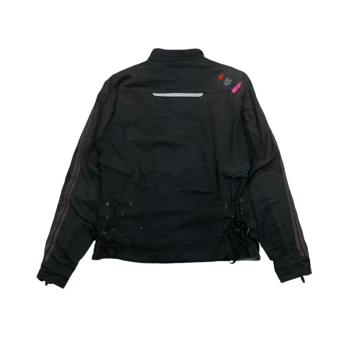 Japanese Brand 🔥VINTAGE BIKER RACING JACKET MOTOR HEAD RICH BLACK KADOYA Size US M / EU 48-50 / 2 - 2 Thumbnail