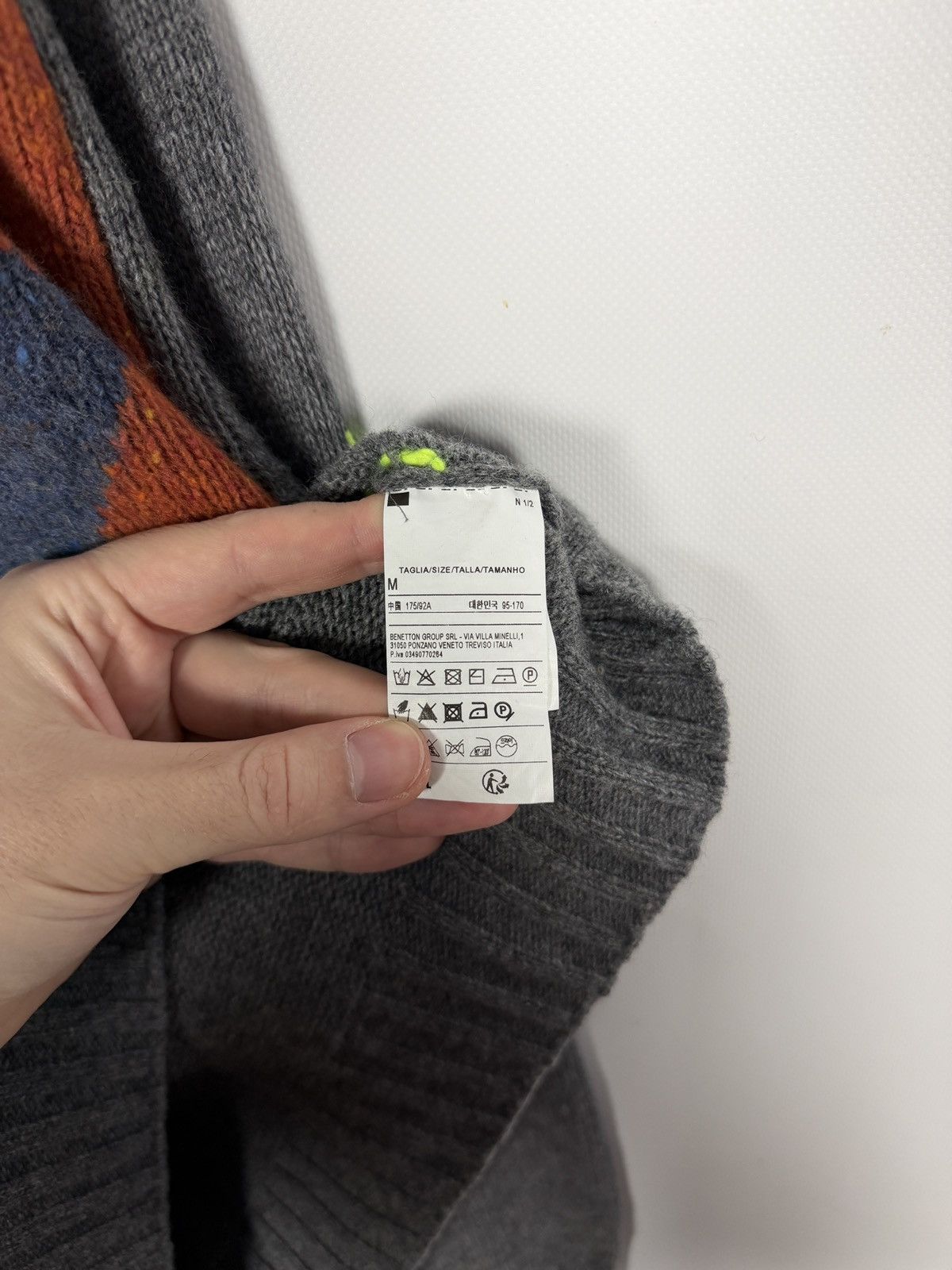 United Colors Of Benetton United Colors Of Benetton Wool Sweater Crew Pullover Size M Size US M / EU 48-50 / 2 - 8 Thumbnail