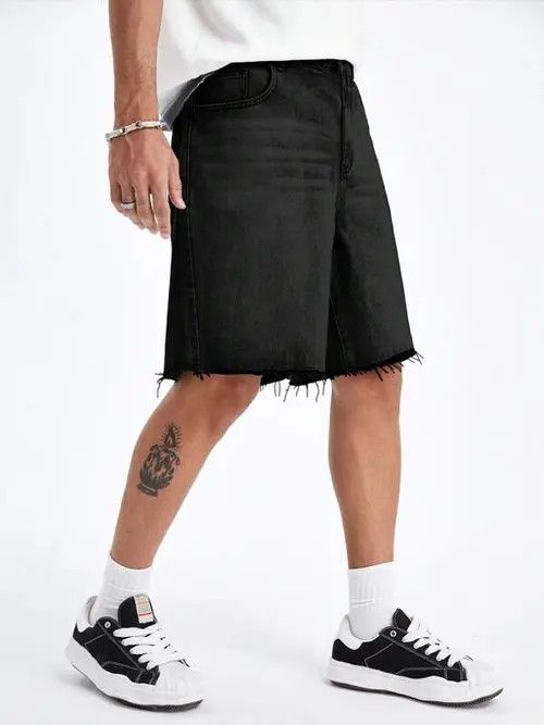 Jean Kokubu x Iken Vintage RAW washed Shorts Jorts jeans ripped Size US 32 / EU 48 - 6 Thumbnail