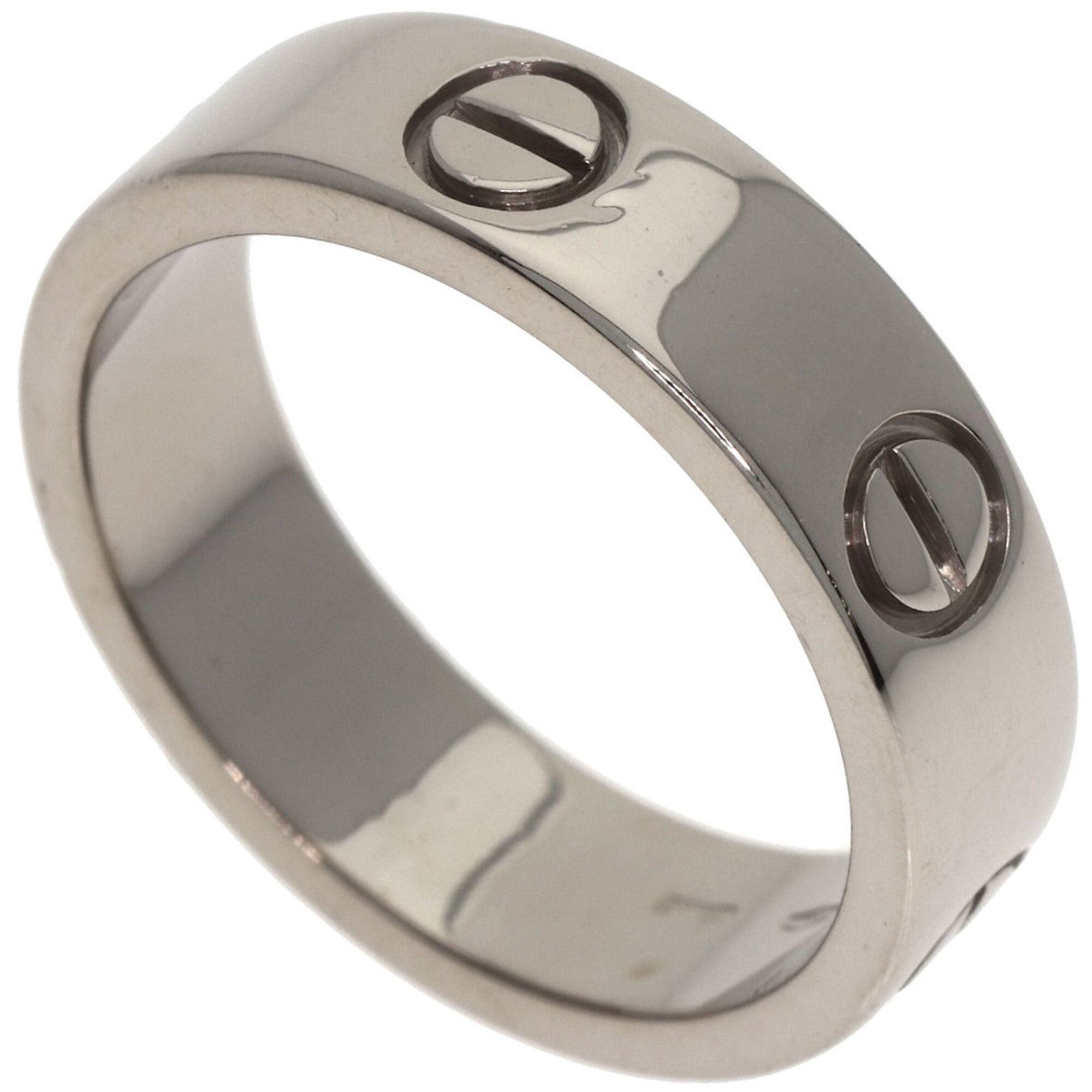 Cartier Cartier Love Ring #56, 18K White Gold, Women's Ring, CARTIER Size ONE SIZE - 1 Thumbnail