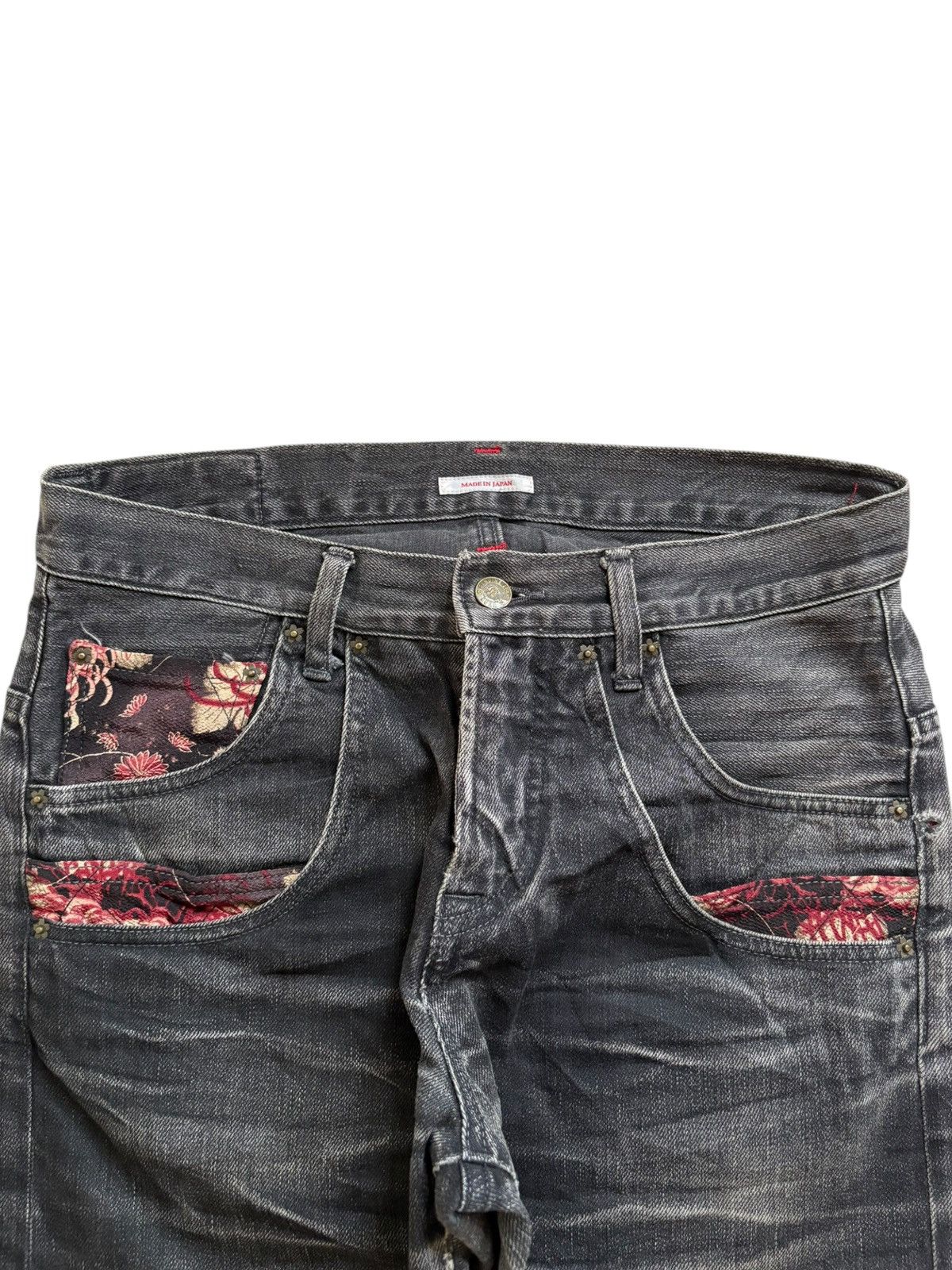 Japanese Brand Vintage Japanese Brand Bush Pant Buckle Back Jeans Size US 31 - 4 Thumbnail