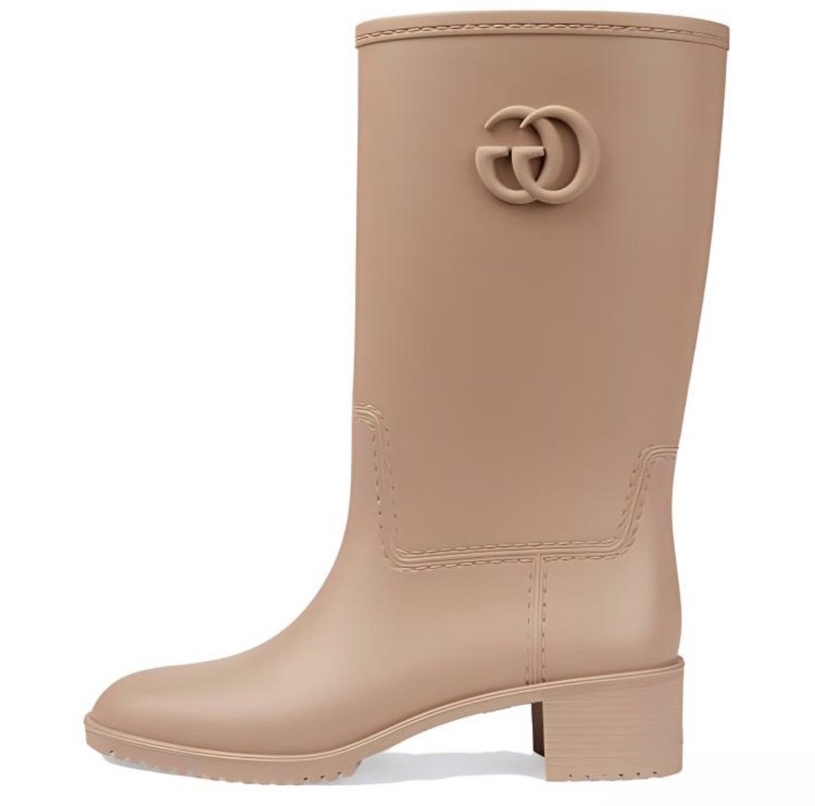 Gucci Gucci GG Knee High Rubber Boots size 35 Camel Size US 5 / IT 35 - 9 Thumbnail