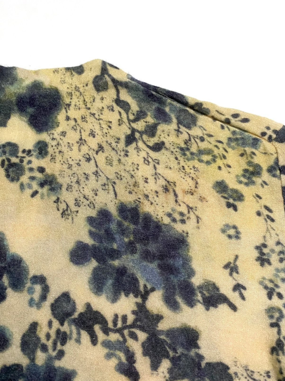 Loro Piana LORO PIANA BLUE EYES FLORAL CASHMERE SILK SWEATERS Size L / US 10 / IT 46 - 11 Thumbnail