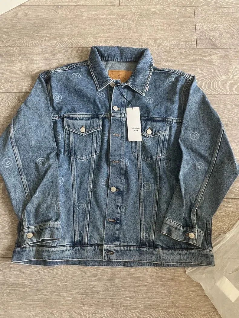 Martine Rose martine rose r logo denim jacket. Size US XL / EU 56 / 4 - 1 Thumbnail
