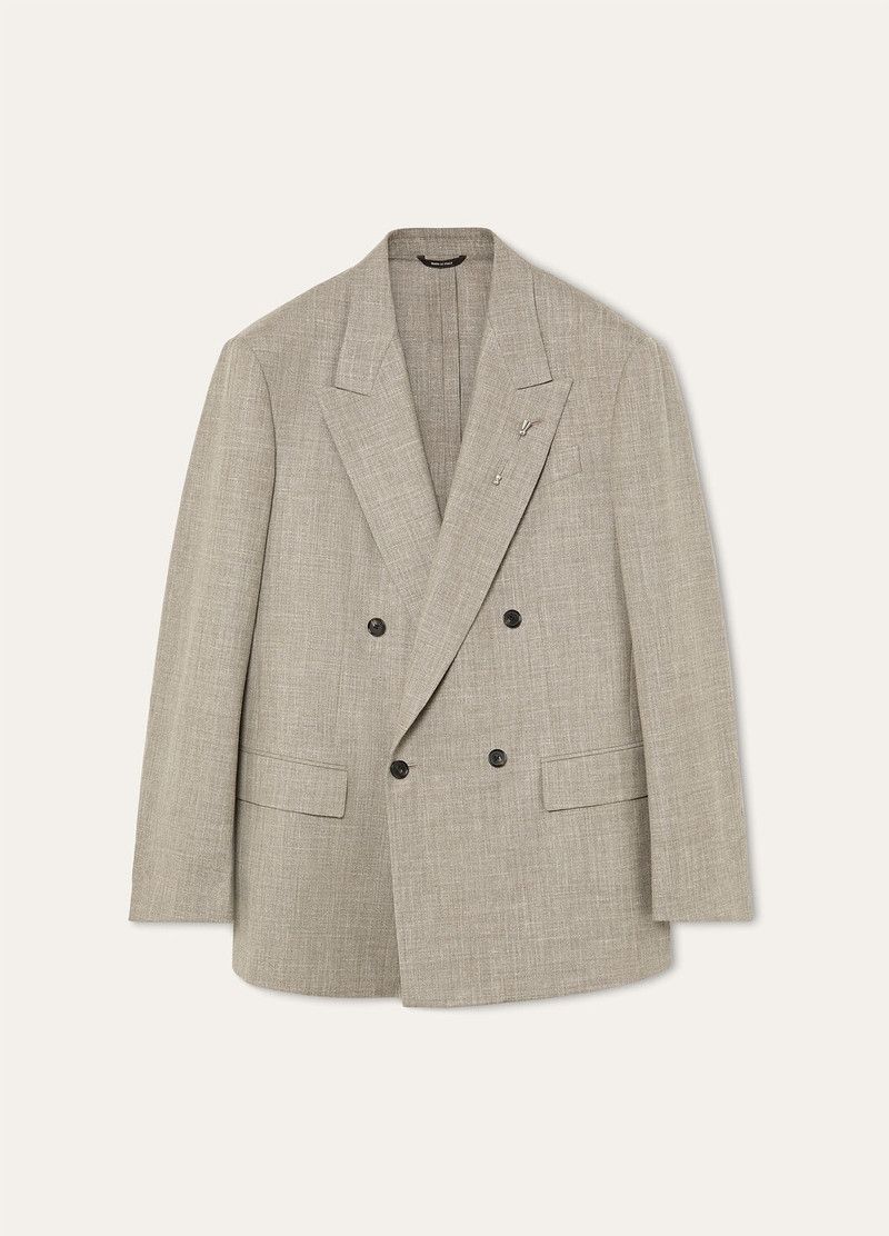 Loro Piana o1srvl11e0526 FAP3402 Everton Jacket in Beige Size US M / EU 48-50 / 2 - 1 Thumbnail