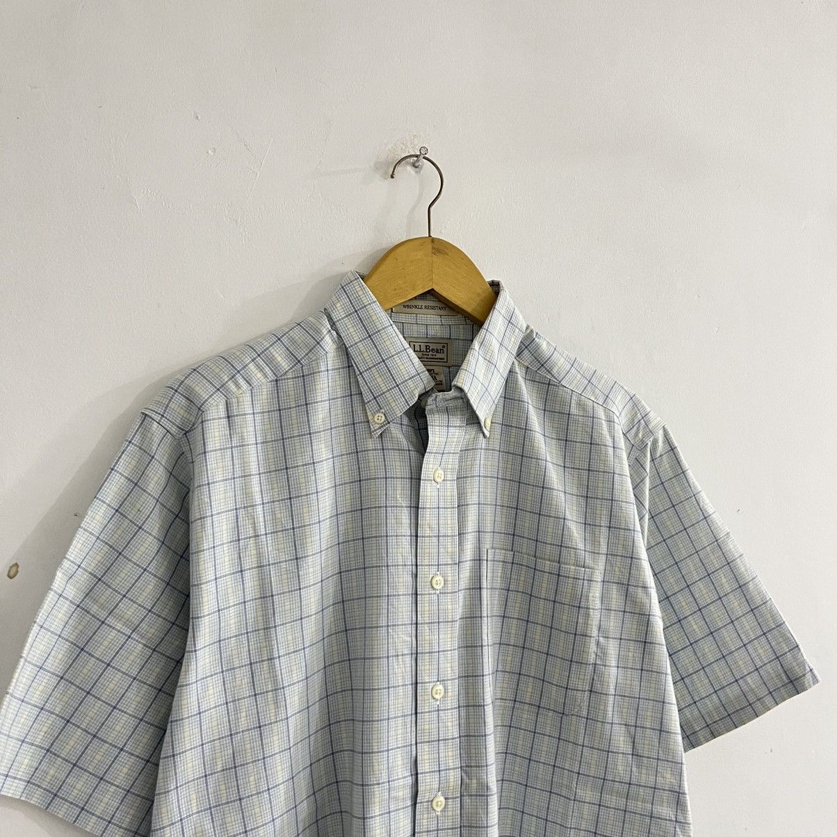 L.L. Bean LL Bean - Wrinkle Resistant Short Sleeve Shirt Size US M / EU 48-50 / 2 - 3 Thumbnail