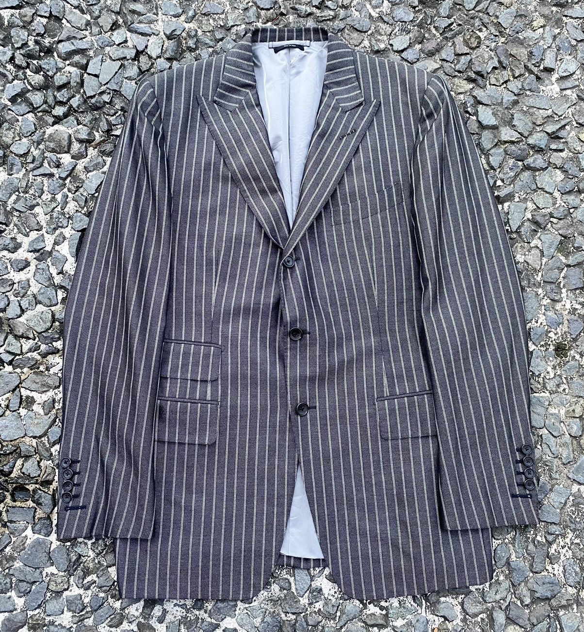 Tom Ford Tom Ford - Prince of Wales Wool Blazer Size 54R - 1 Thumbnail