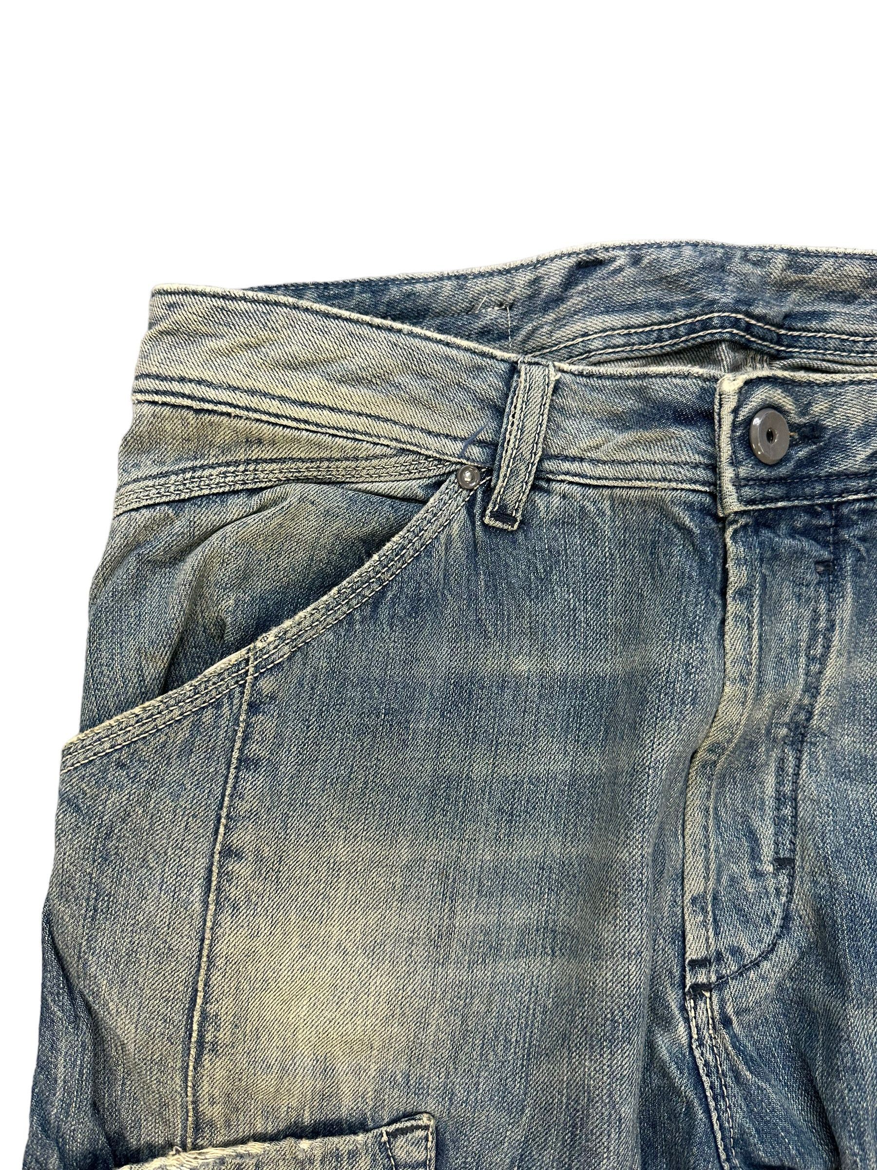 Diesel DIESEL FLAGIX CARPENTER CARGO DENIM PANT #7919-190 Size US 34 / EU 50 - 3 Thumbnail