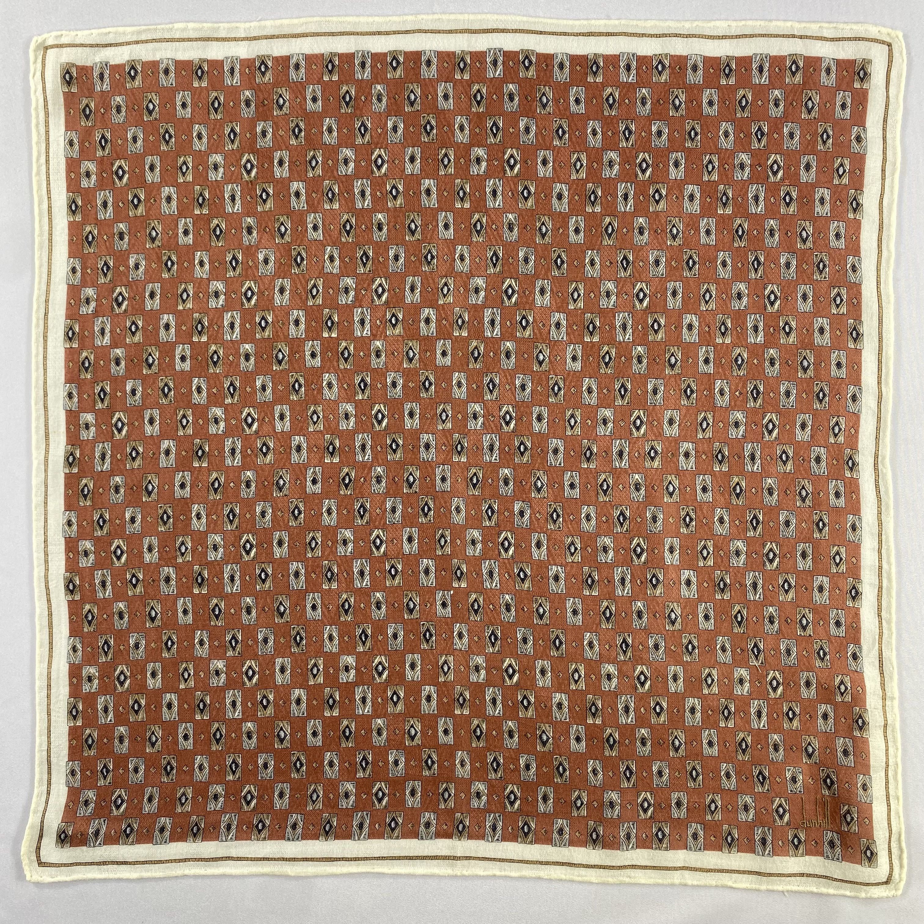 Alfred Dunhill × Vintage Alfred Dunhill Handkerchief / Neckerchief / Bandana-P543 Size ONE SIZE - 1 Thumbnail