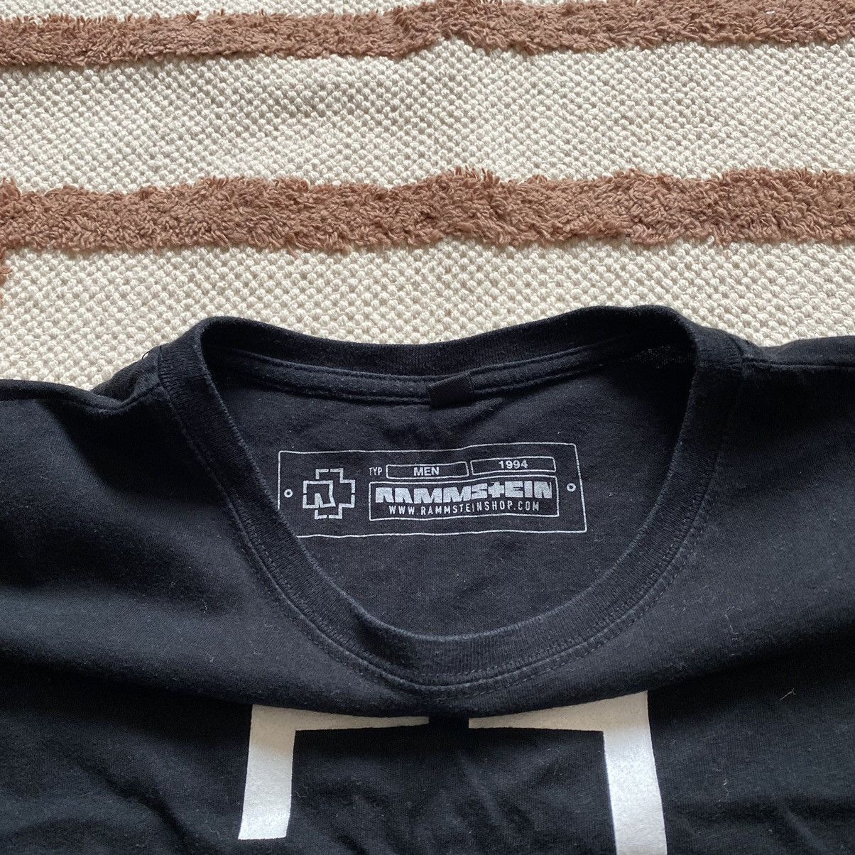 Band Tees RAMMSTEIN Y2K DOUBLE SIDE PRINT REFLECTIVE T SHIRT Size US M / EU 48-50 / 2 - 6 Thumbnail
