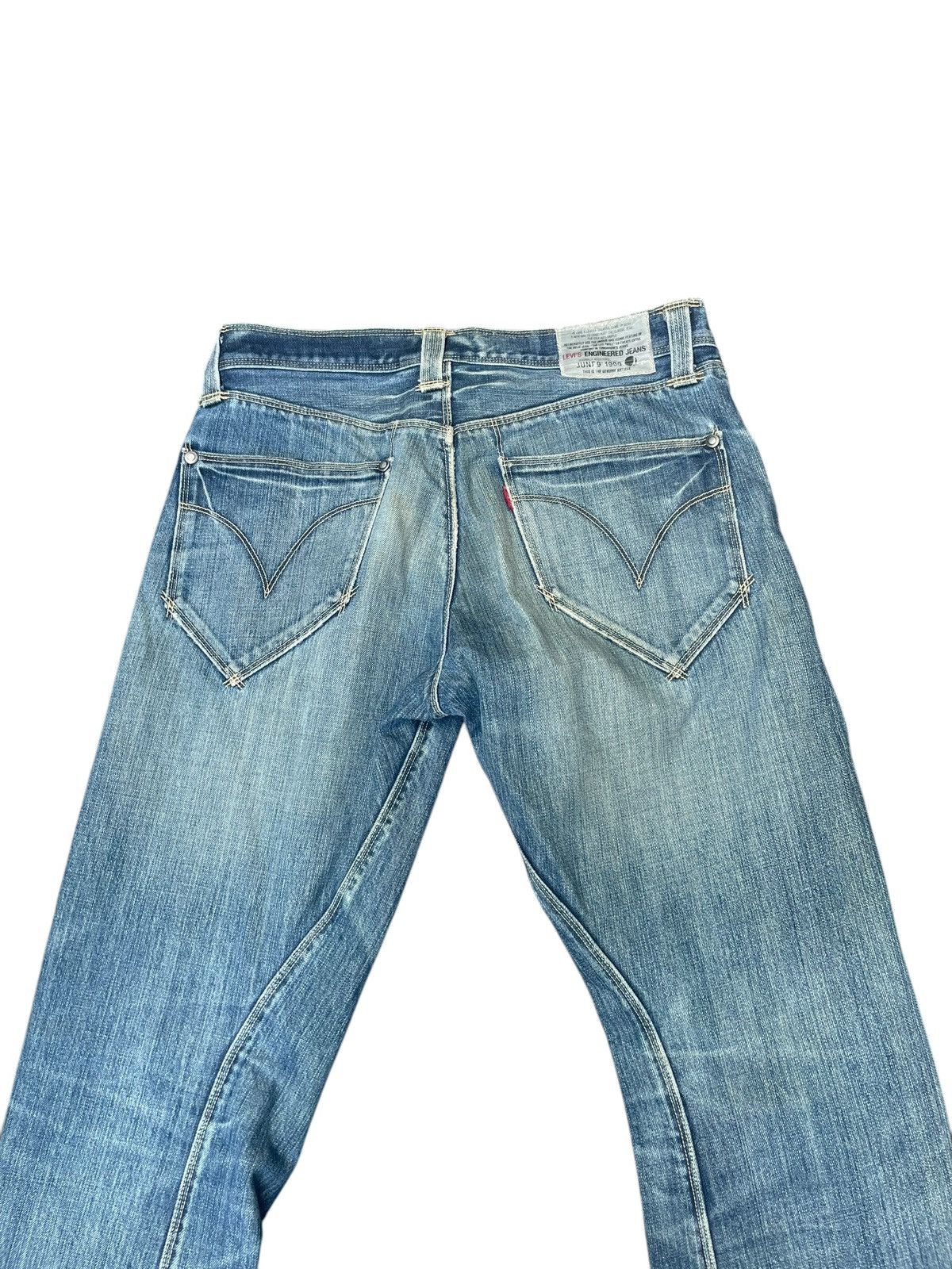 Levi's × Vintage Vintage Levis Engineered Distresed Denim Size US 33 - 11 Thumbnail