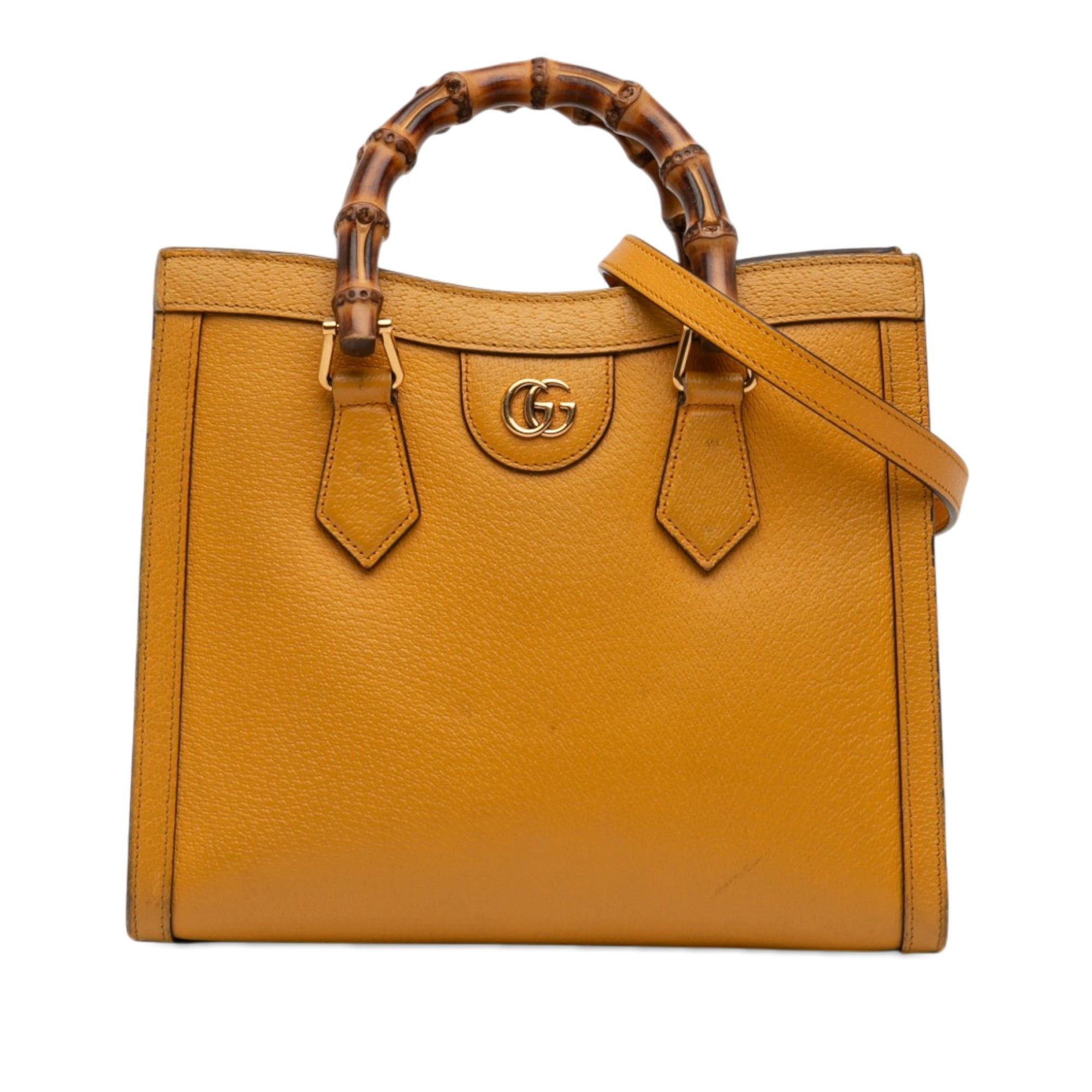 Gucci Medium Leather Bamboo Diana Satchel Size ONE SIZE - 1 Thumbnail