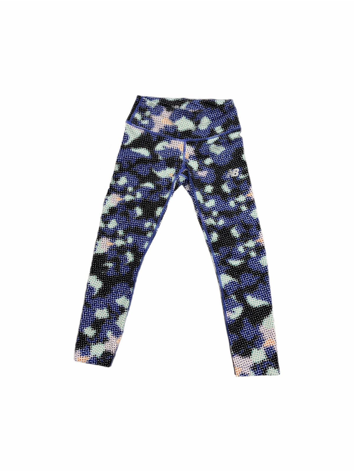 New Balance New Balance Leggings Womens XS Blue Multicolor Yoga Leggings Size 22" - 1 Thumbnail