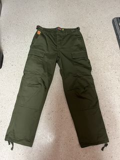 Empyre Empyre Pants Mens 32 Green Cargo Pockets Orders Military Adjustable  Waist