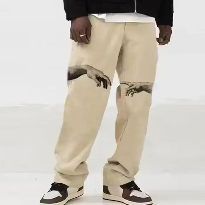 image of Vintage Hand Of God Pants in New Wheat, Men's (Size 32)