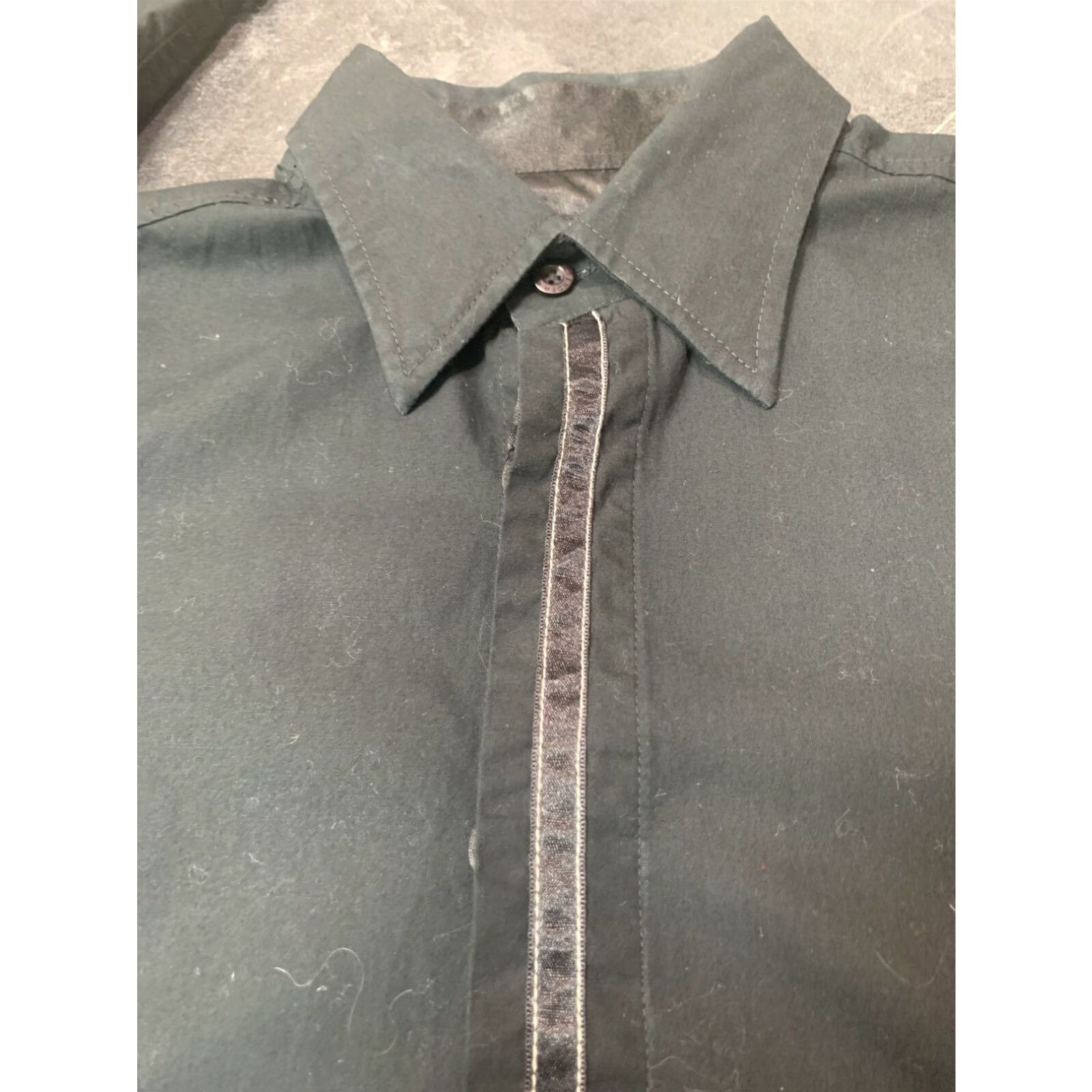 Fender VINTAGE Fender Rock & Roll Religion Embroidered Corduroy Shirt Mens Black Medium Size US M / EU 48-50 / 2 - 3 Thumbnail