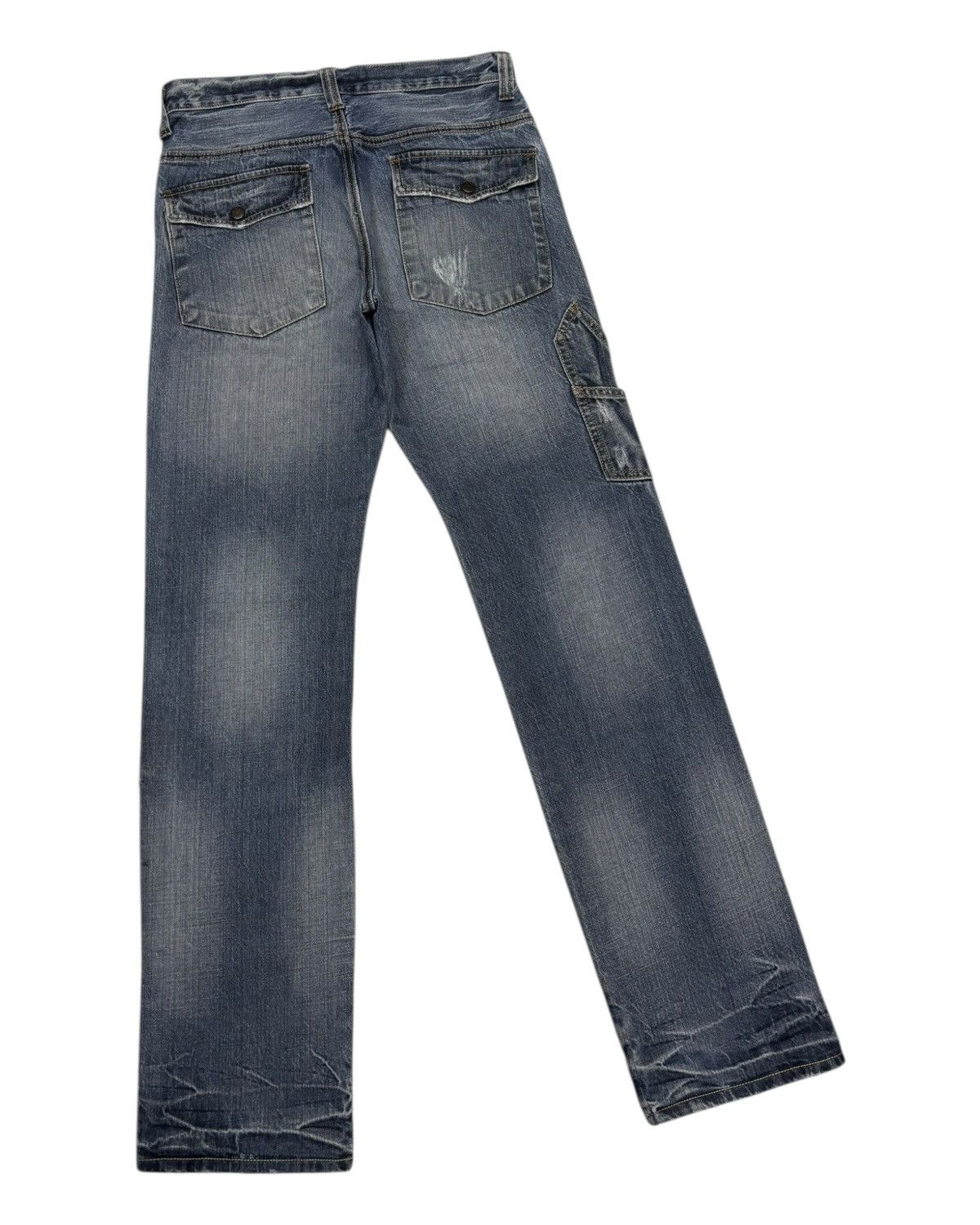 Japanese Brand × Kapital Vintage Double Knee Jeans Multi Pocket Free Gate Distressed Size US 30 / EU 46 - 6 Thumbnail