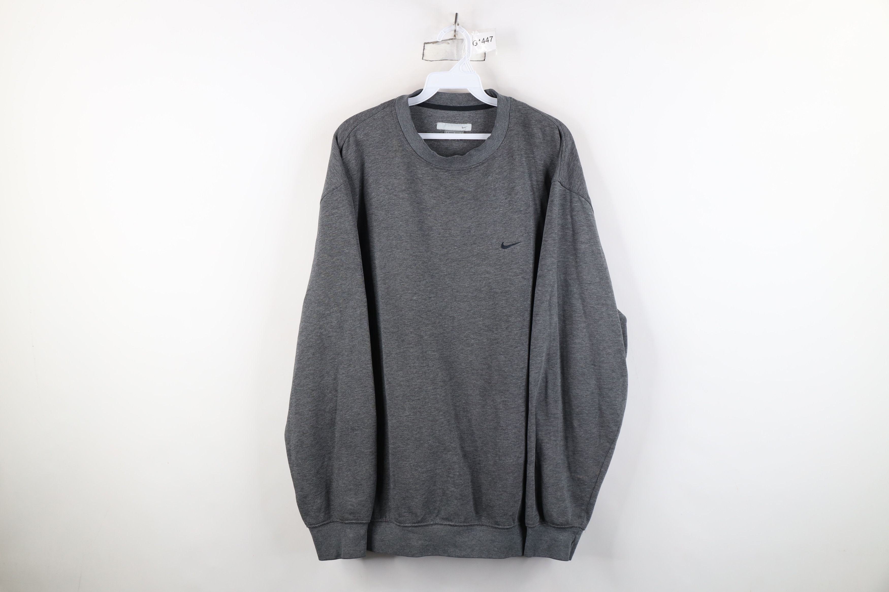 Nike Vintage Y2K Nike Scott Mini Swoosh Crewneck Sweatshirt Size US L / EU 52-54 / 3 - 1 Thumbnail