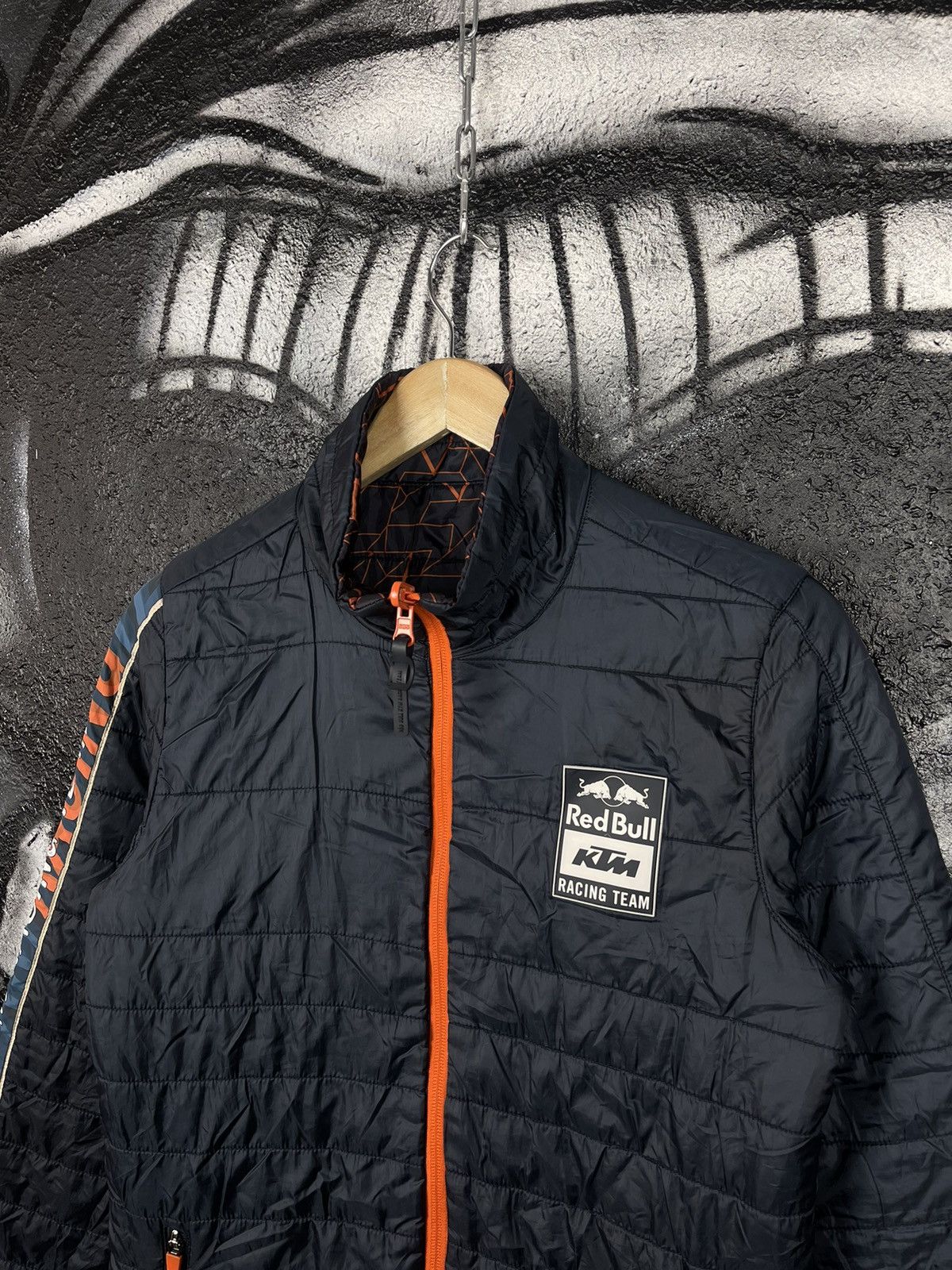 Red Bull × Vintage Red Bull KTM Racing Team Reversible Puffer Jacket Size M Size M / US 6-8 / IT 42-44 - 11 Thumbnail