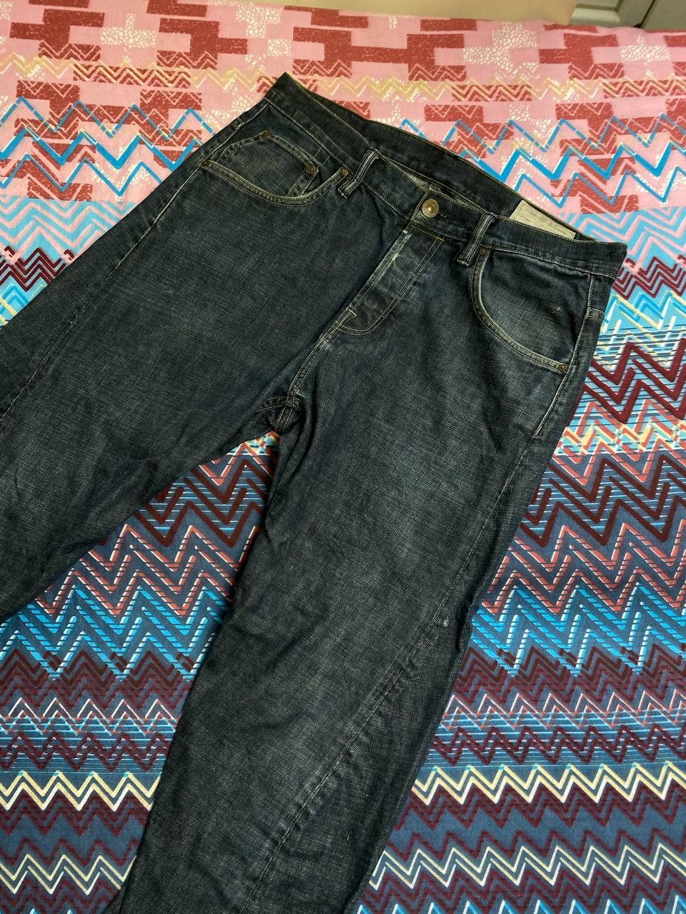 Allsaints jeans pants Y2K Allsaints 3D vintage w32 streetwear Size US 32 / EU 48 - 7 Thumbnail