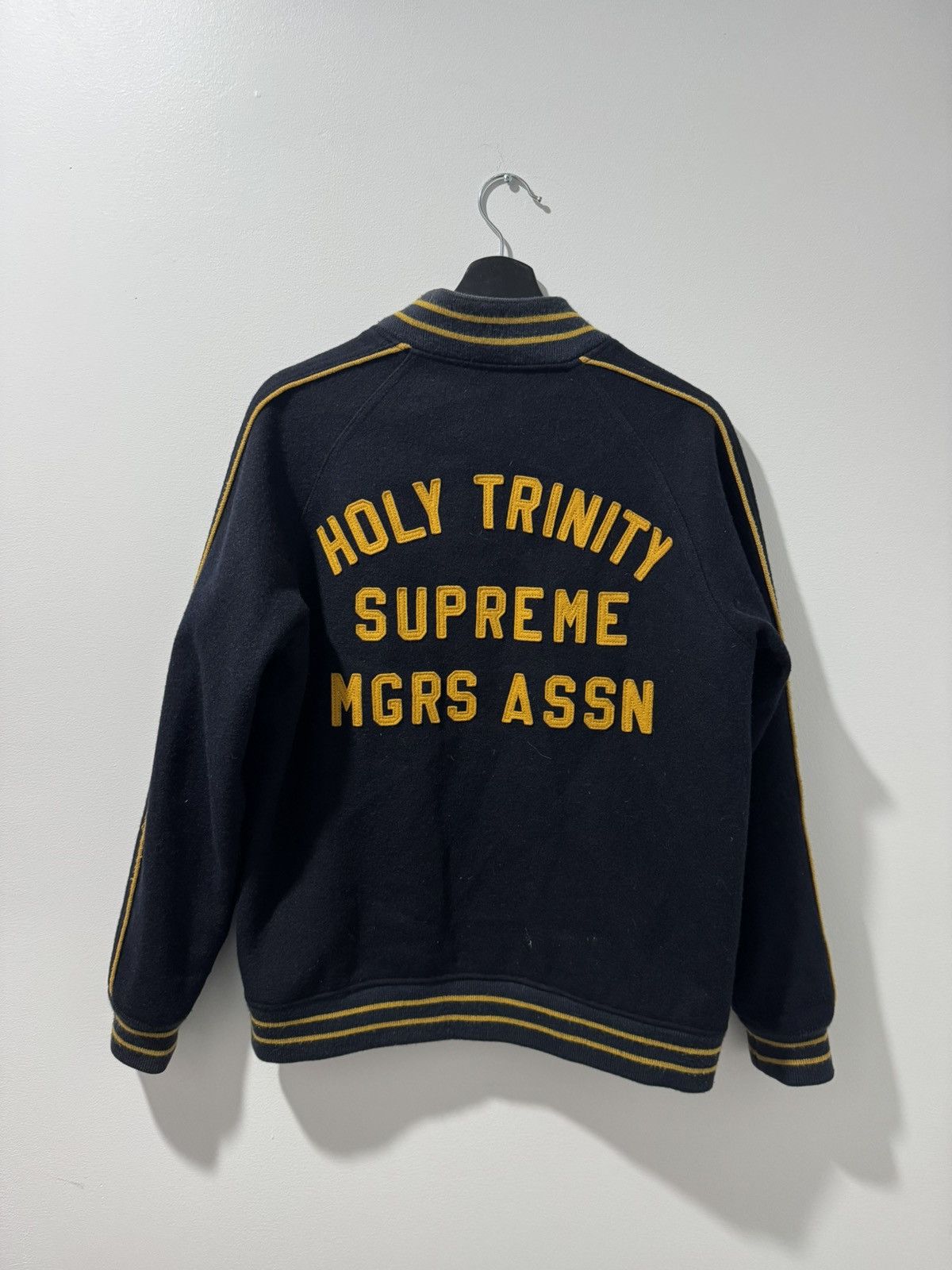 Supreme Supreme 2011 Holy Trinity Varsity Jacket Size US M / EU 48-50 / 2 - 2 Thumbnail