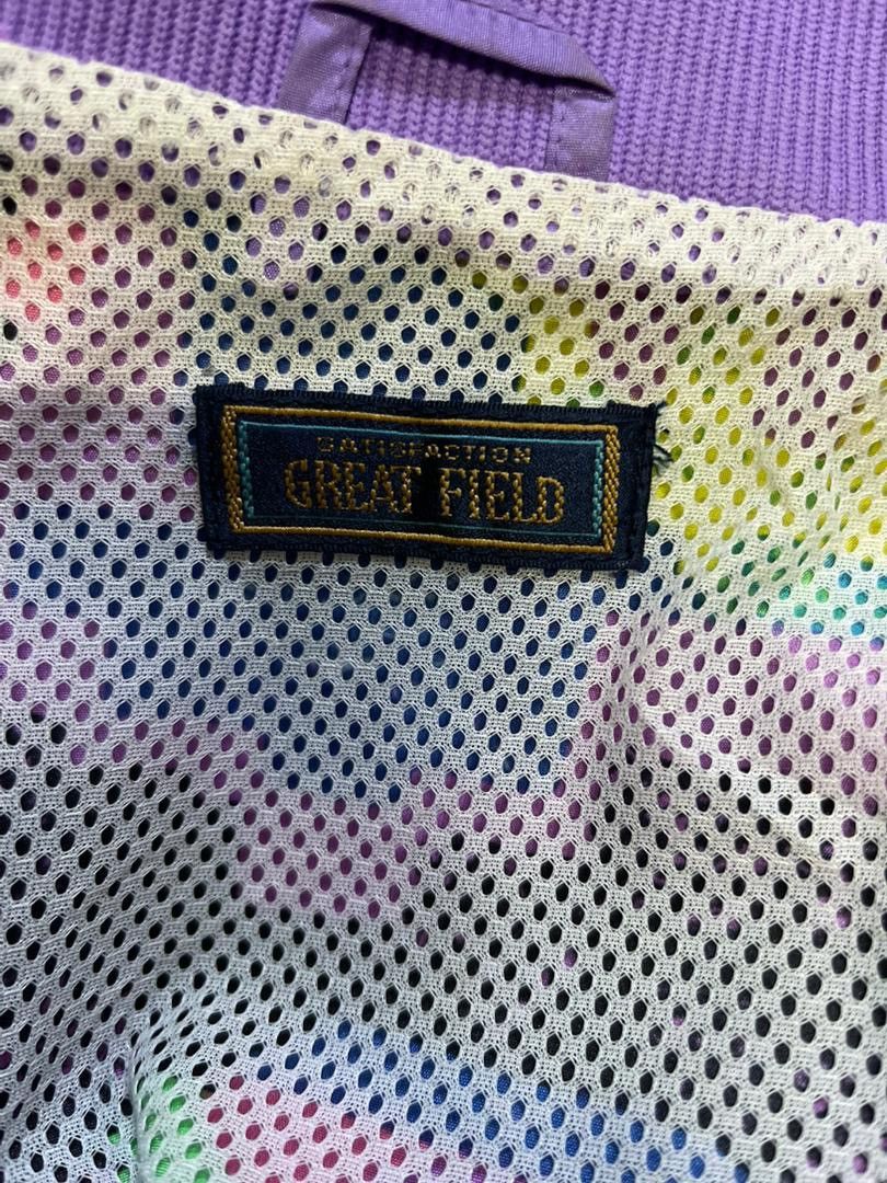 Vintage Vintage 90s GREAT FIELD Geometric Print Windbreaker Jacket Size US L / EU 52-54 / 3 - 3 Thumbnail