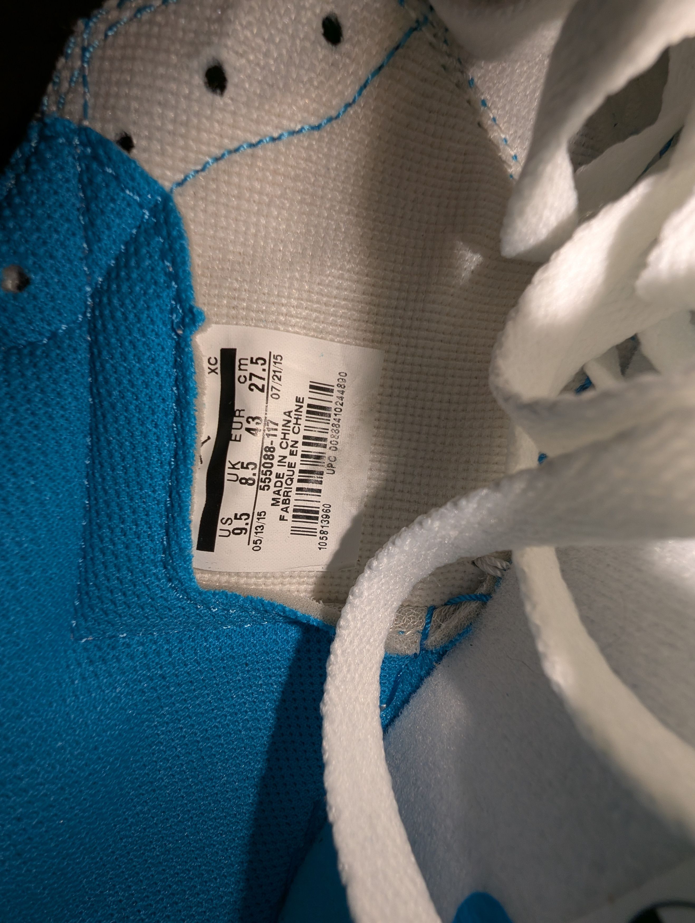 Jordan Brand AIR JORDAN 1 OG UNC 2015 SZ 9.5 Size US 9.5 / EU 42-43 - 7 Thumbnail