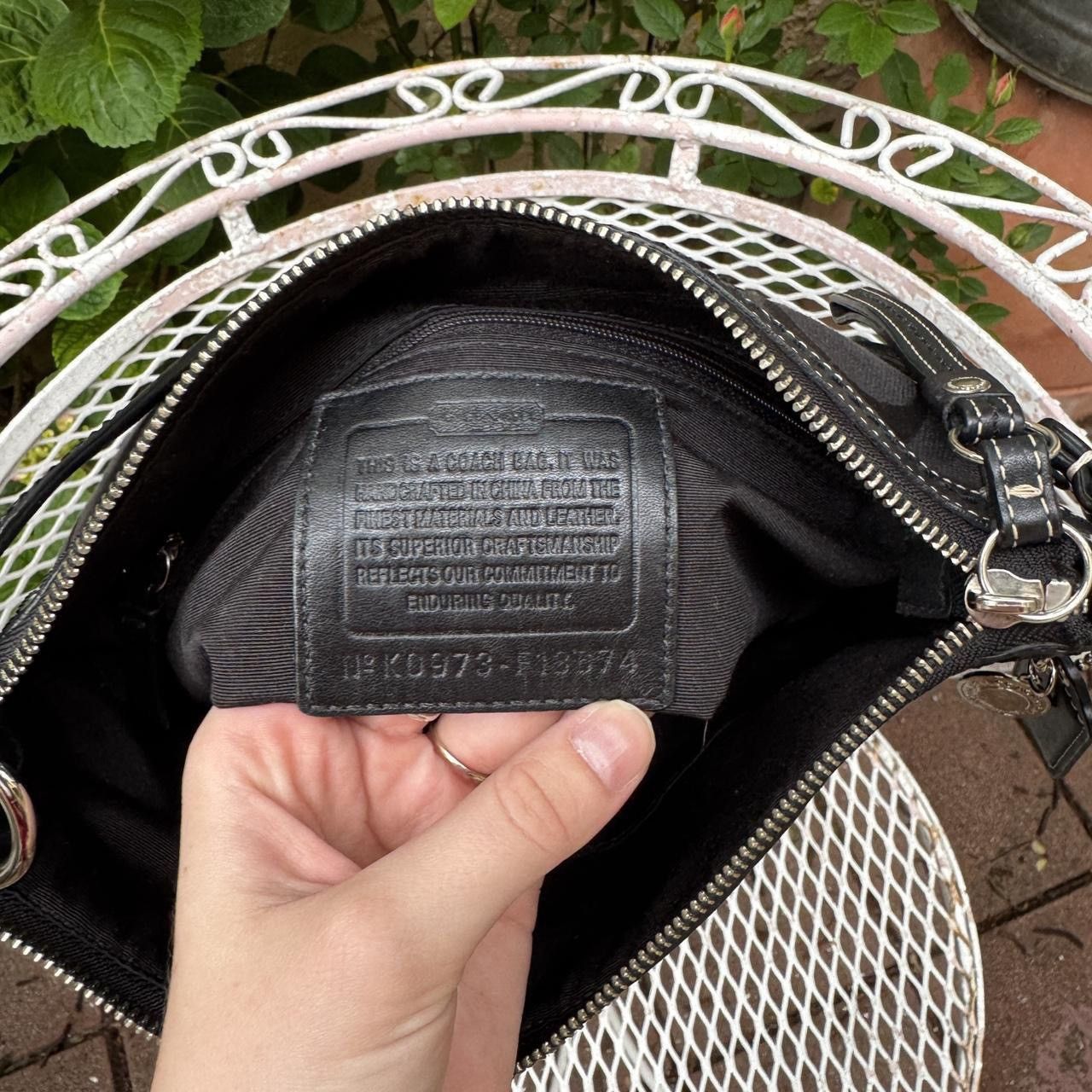 Coach Y2k Coach Black Monogramed Canvas Bag Size ONE SIZE - 7 Thumbnail
