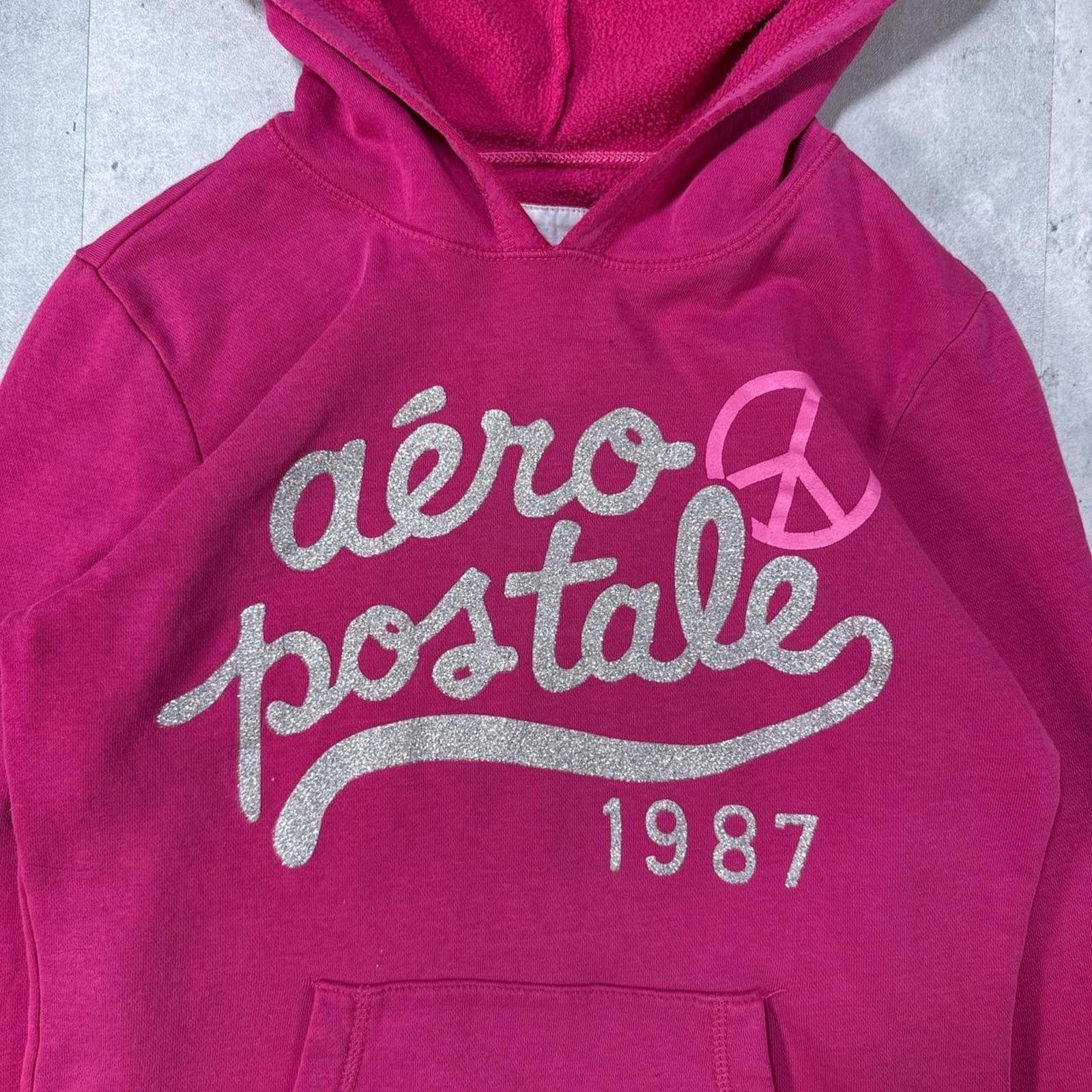 Aeropostale Y2K Aeropostale 00s Pink Hoodie Jacket Size S / US 4 / IT 40 - 3 Thumbnail