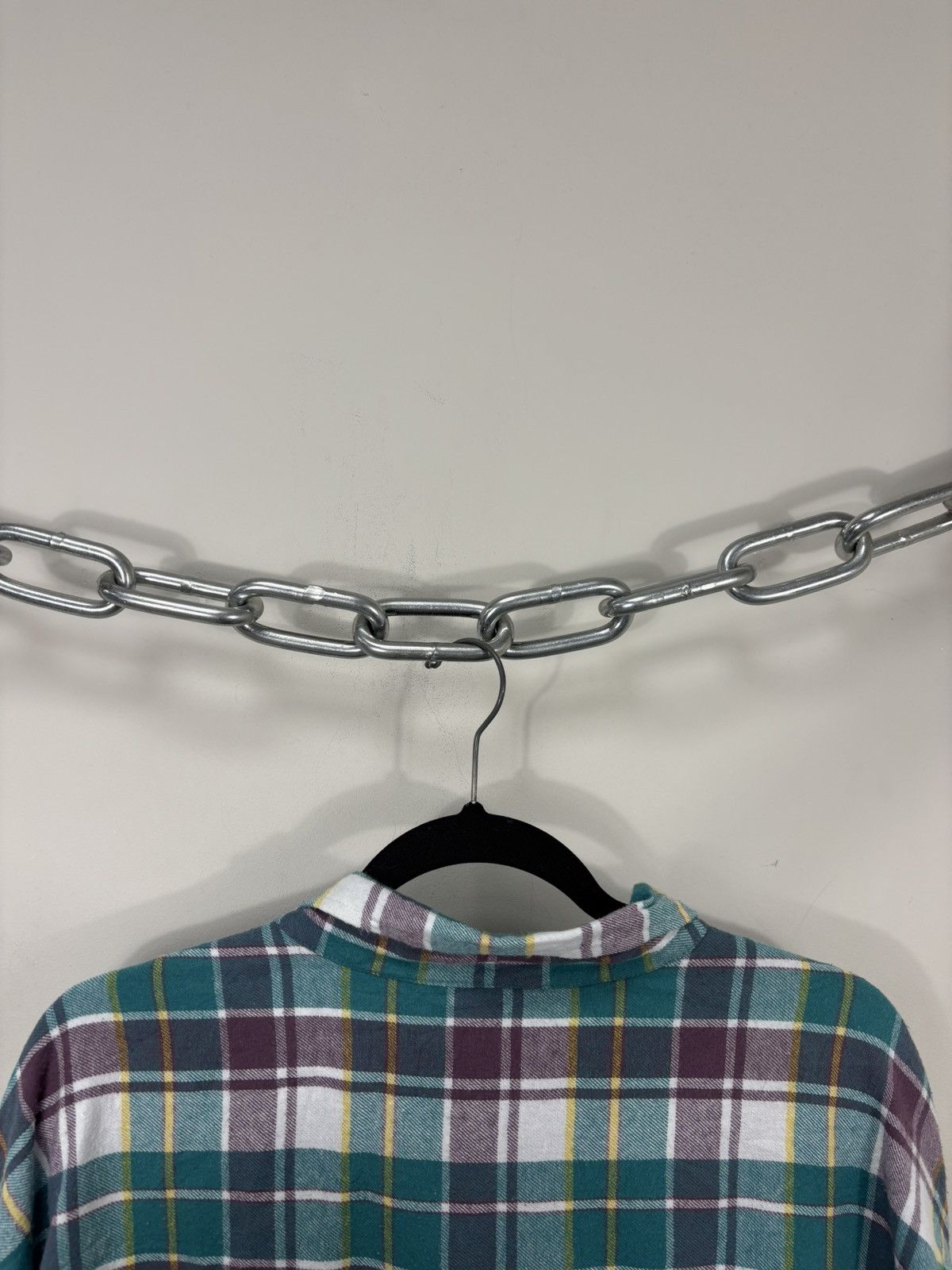 Levi's Levi’s Silver Tab Oversized Men’s Plaid Check Flannel Shirt Size US XL / EU 56 / 4 - 18 Thumbnail