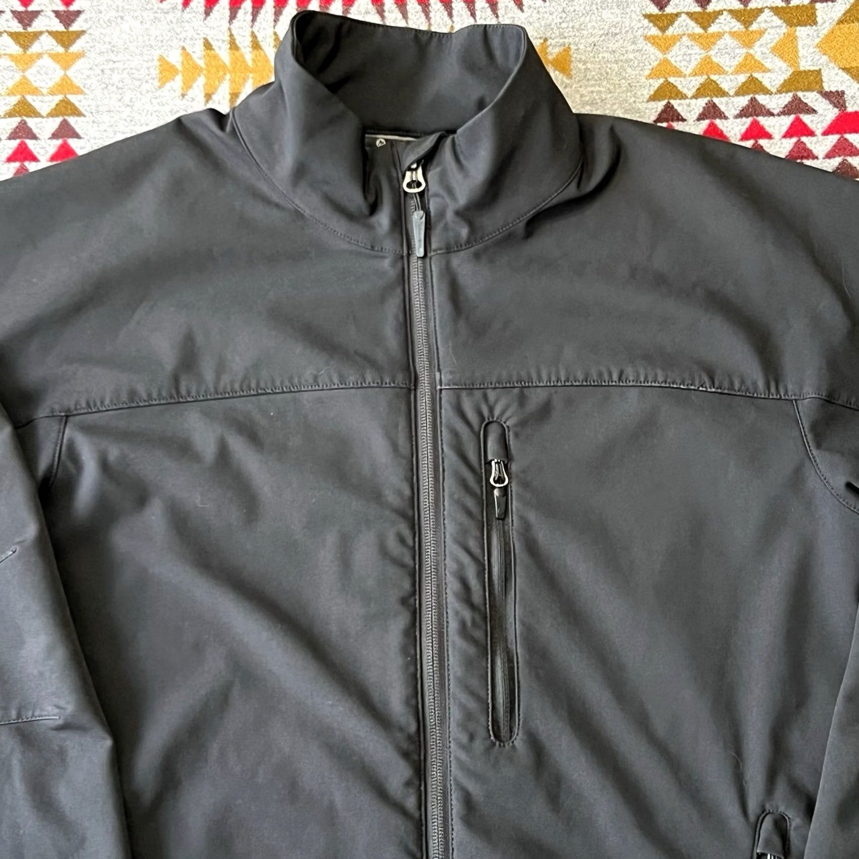 Marmot Marmot Tempo Jacket Mens Medium Black Full Zip Softshell Stretch Performance B9 Size US M / EU 48-50 / 2 - 6 Thumbnail