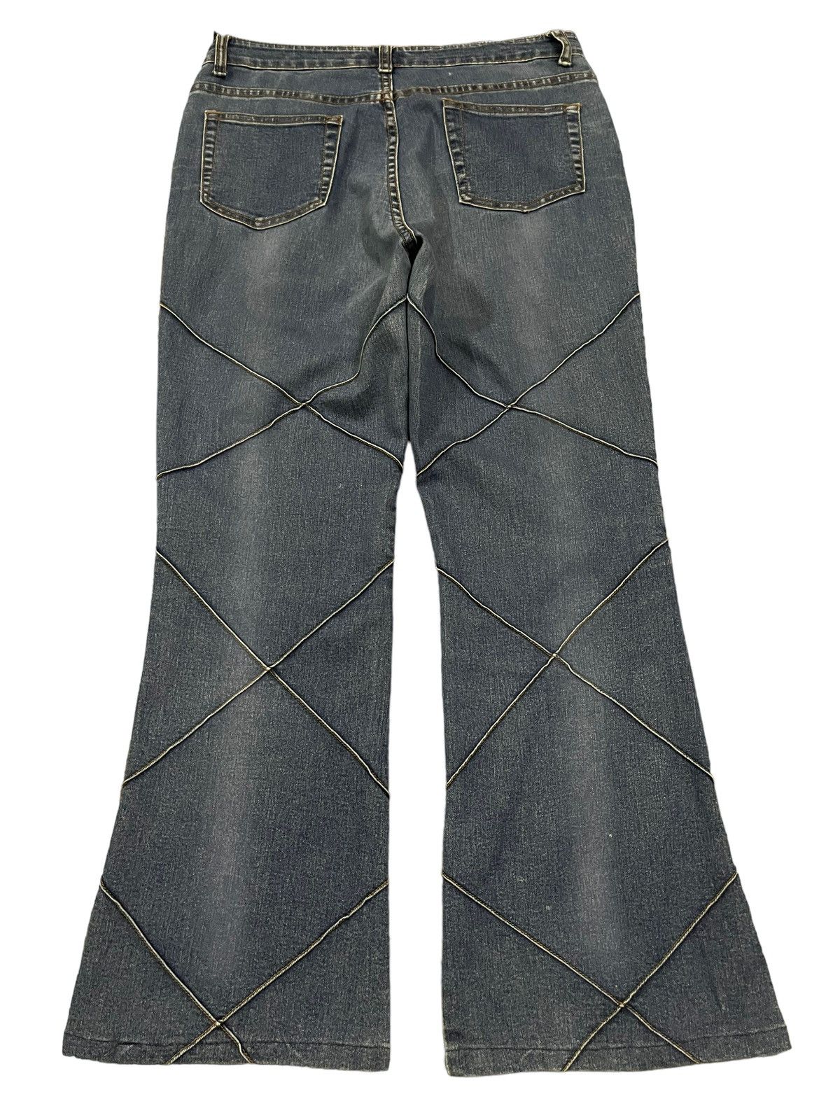 Hysteric Glamour Vintage Japanese Brand Faded Wash Patch Line Style Jeans Size US 31 - 2 Thumbnail