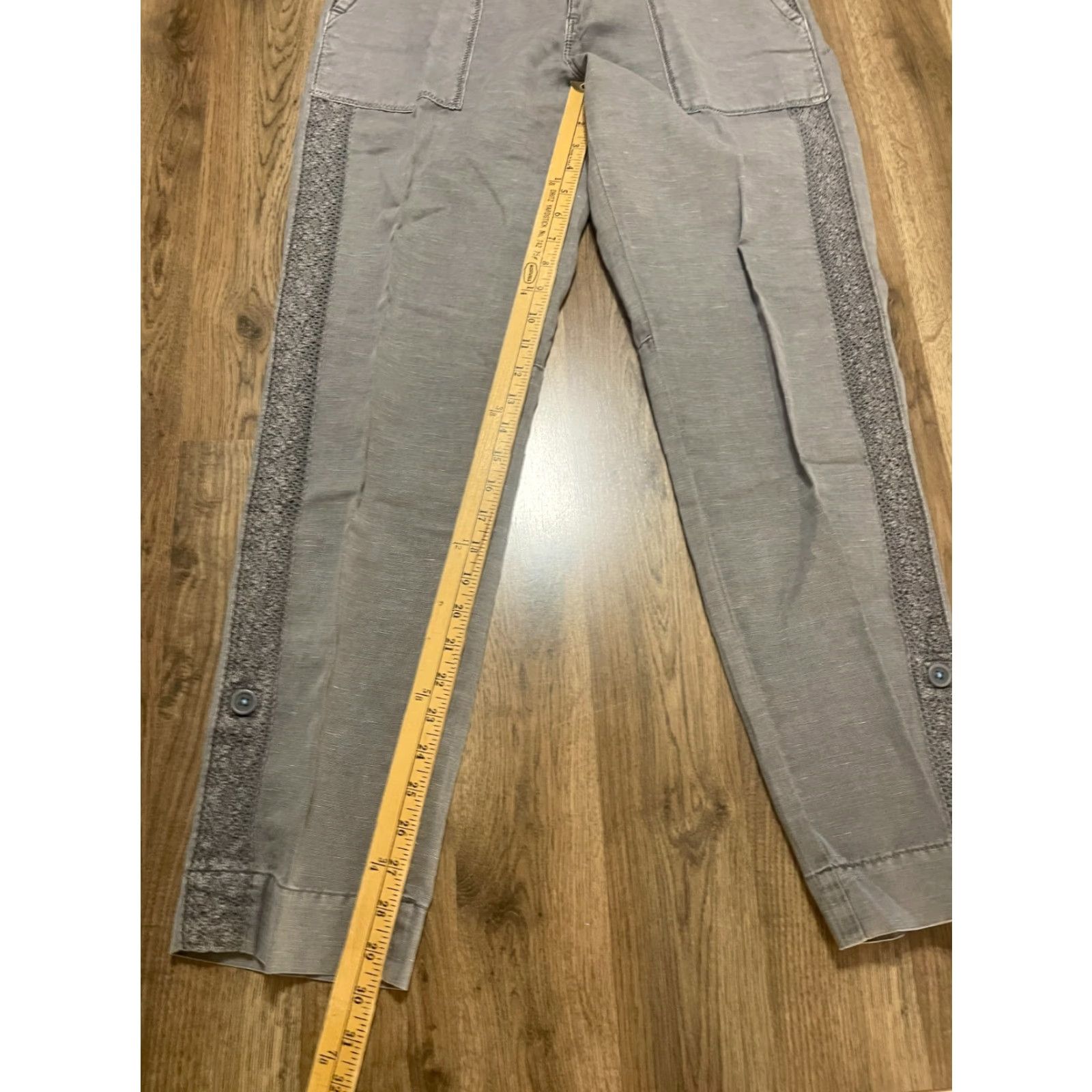 Vintage Sundance Jeans Women's Size 6 Gray Denim Embroidered Pleated Ankle Regular Inseam 30 in Size 28" / US 6 / IT 42 - 7 Thumbnail