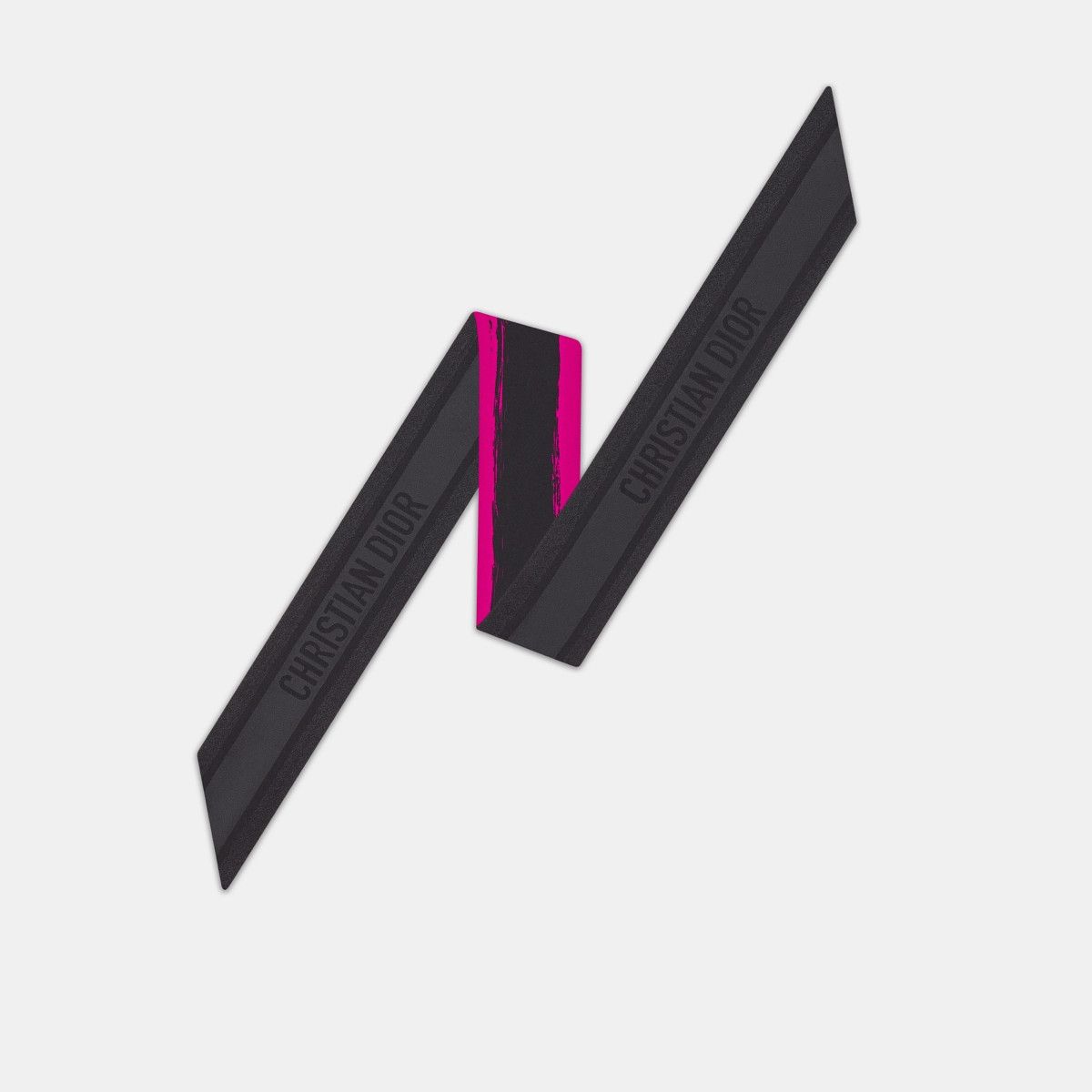 Dior o1bcso1str0226 Size:OS/Graffiti Mitzah Scarf in Black/Pink Size ONE SIZE - 3 Thumbnail