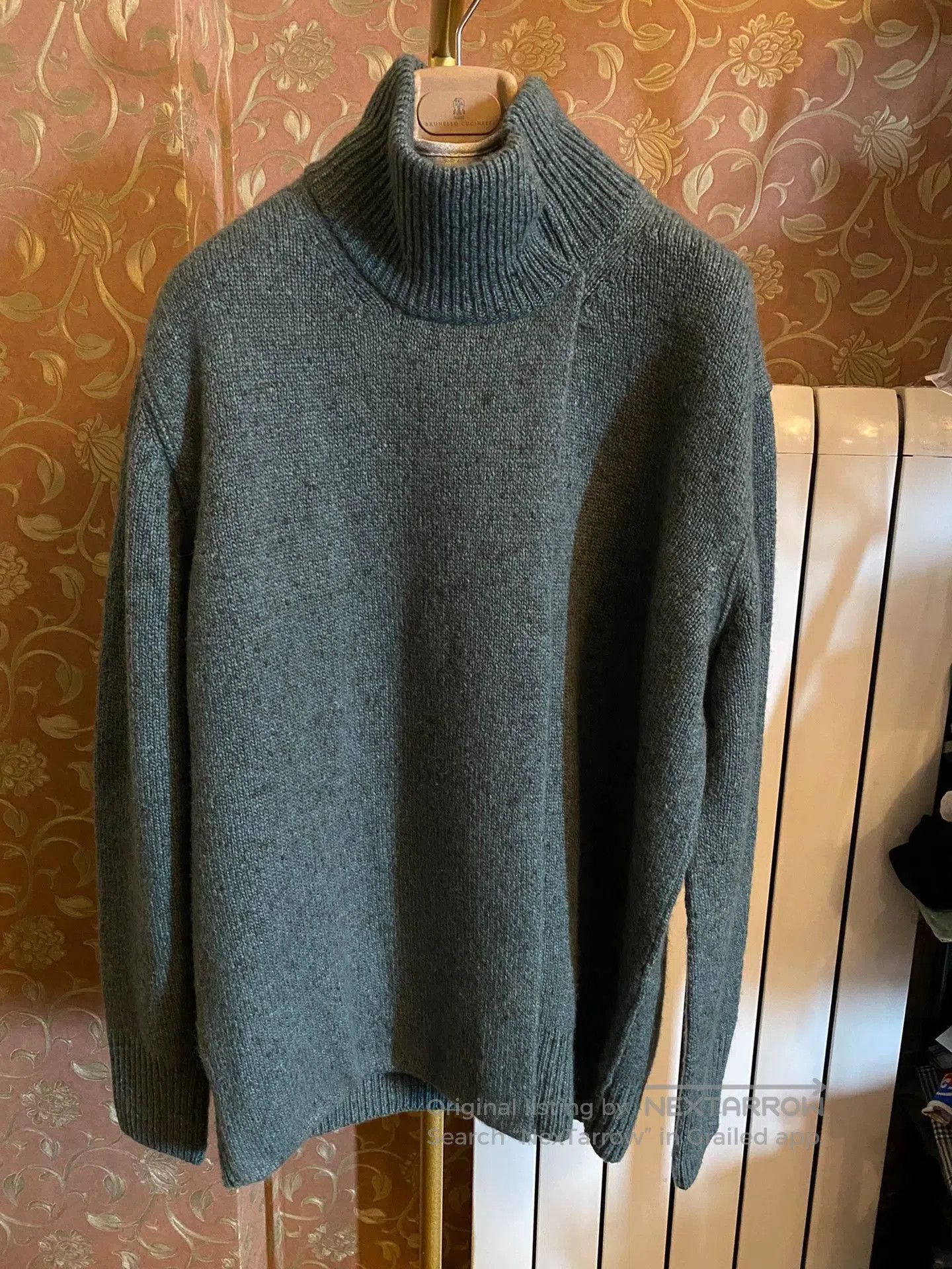 Ermenegildo Zegna Gray Turtleneck Sweater . Size US L / EU 52-54 / 3 - 1 Thumbnail