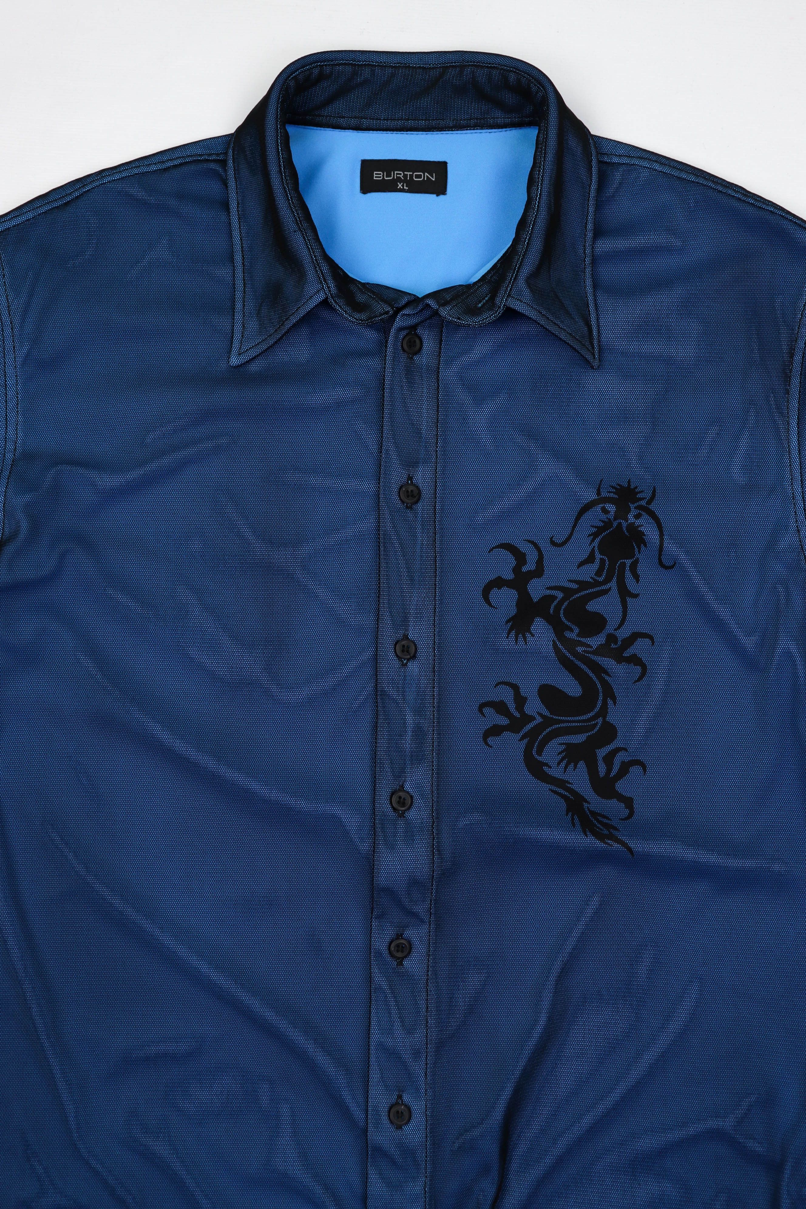 Burton Burton Vintage Dragon Graphics Mesh Double Layered Shirt Size US L / EU 52-54 / 3 - 3 Thumbnail