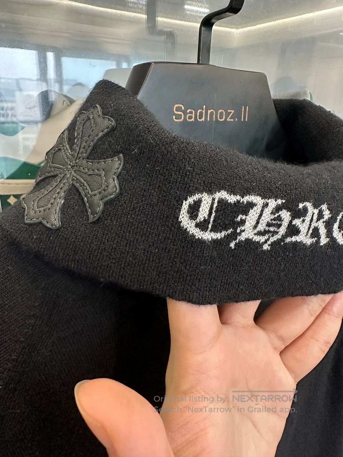 Chrome Hearts chrome hearts cross flower turtleneck sweater. Size US XL / EU 56 / 4 - 3 Thumbnail