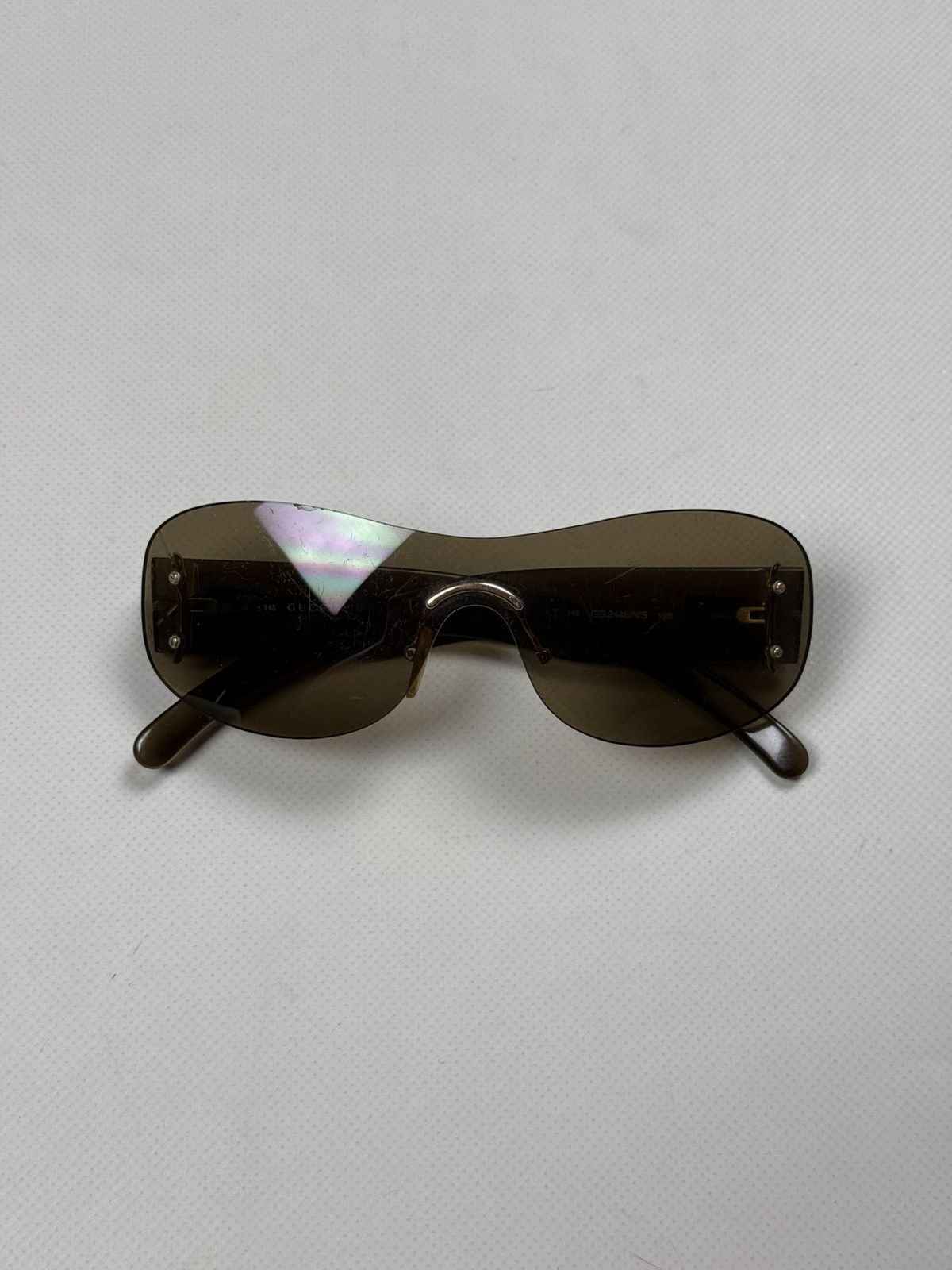 Gucci Rare Gucci Vintage Sunglasses GG 2448/N/S Size ONE SIZE - 5 Thumbnail