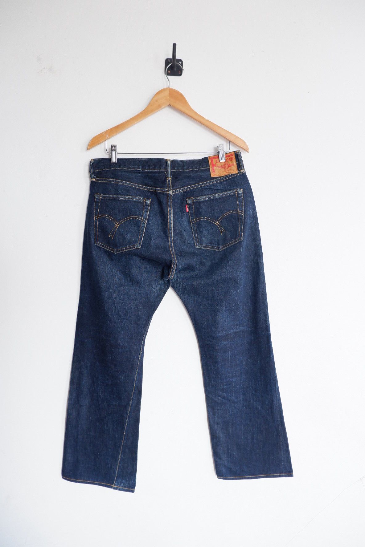 The Flat Head Vintage 2000s The Flat Head Boot Cut Jeans Non Selvedge Size US 32 / EU 48 - 1 Thumbnail