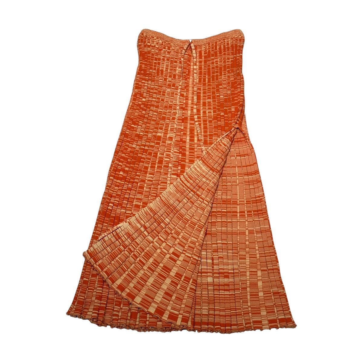 Ribbed knit adjustable skirt